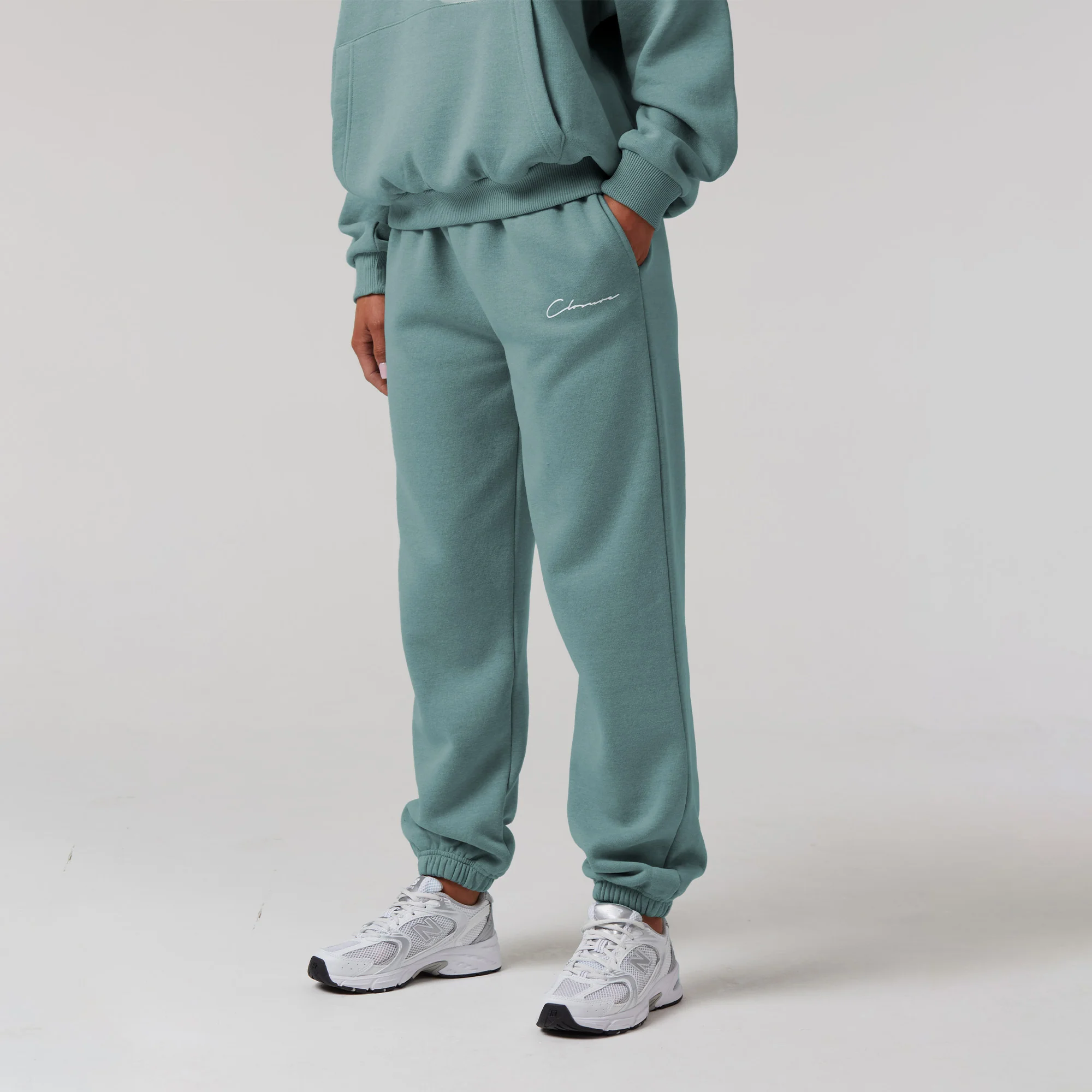 Core Signature Tracksuit | Dark Sage - Image 4