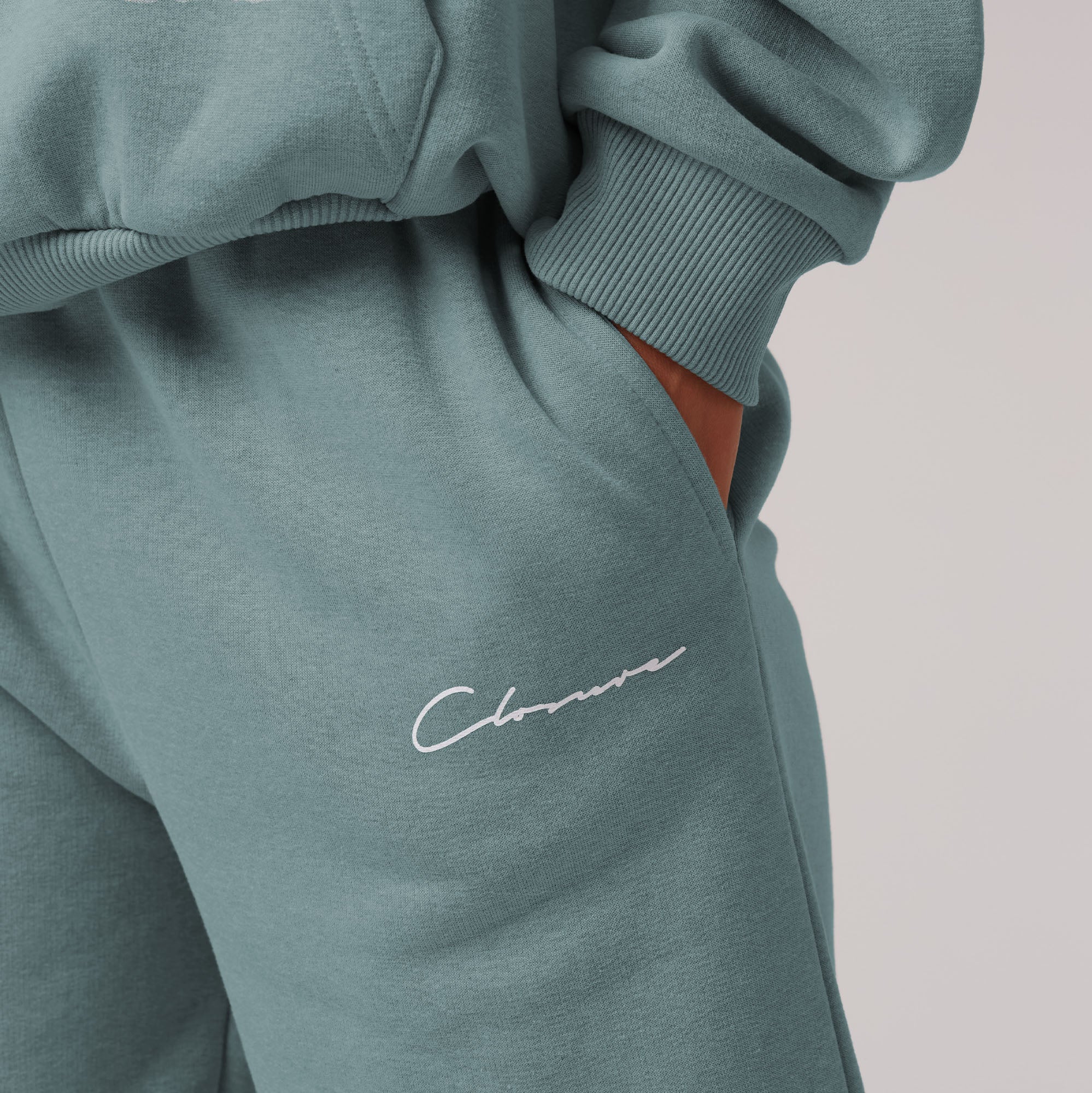 Core Signature Tracksuit | Dark Sage - Image 5
