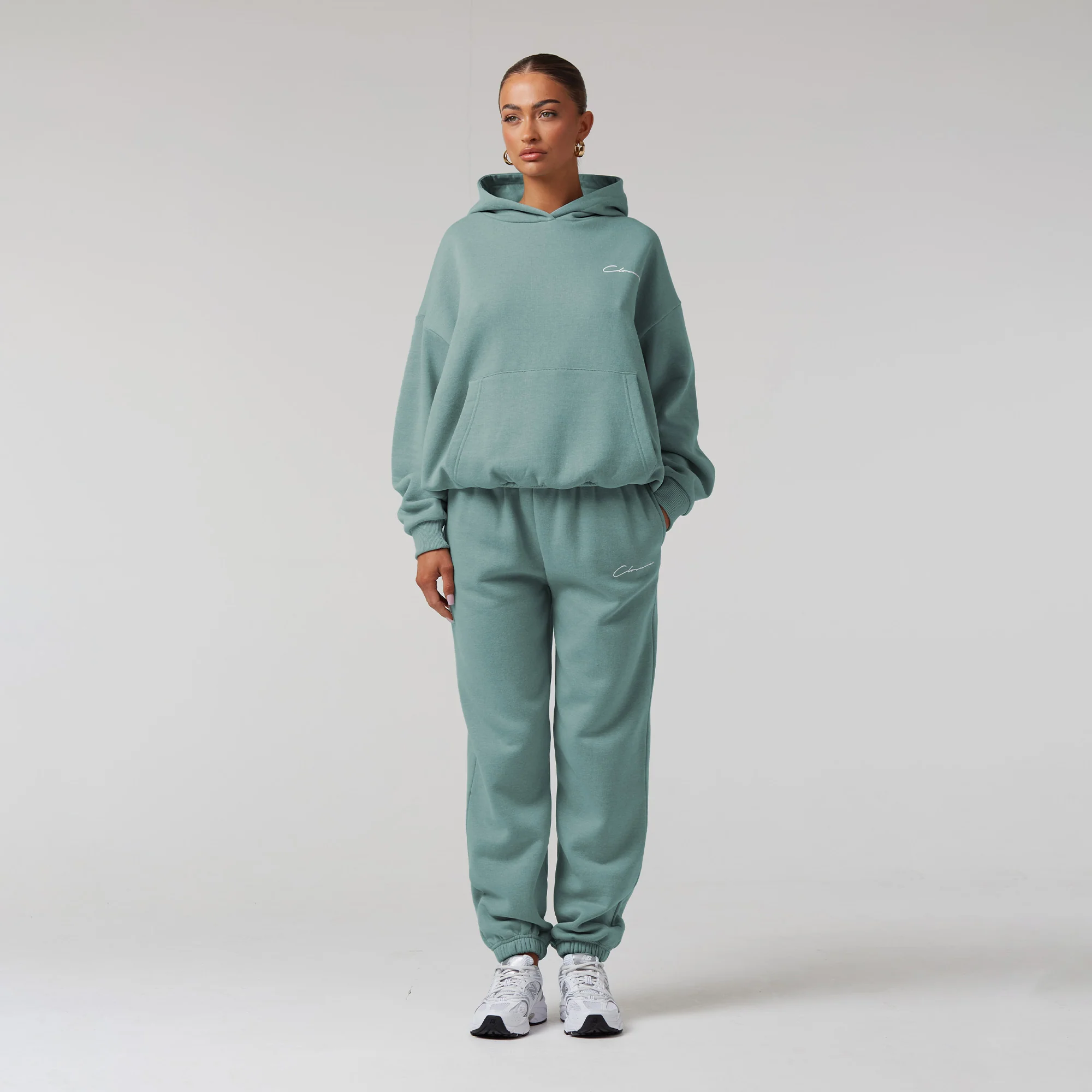 Core Signature Tracksuit | Dark Sage - Image 6