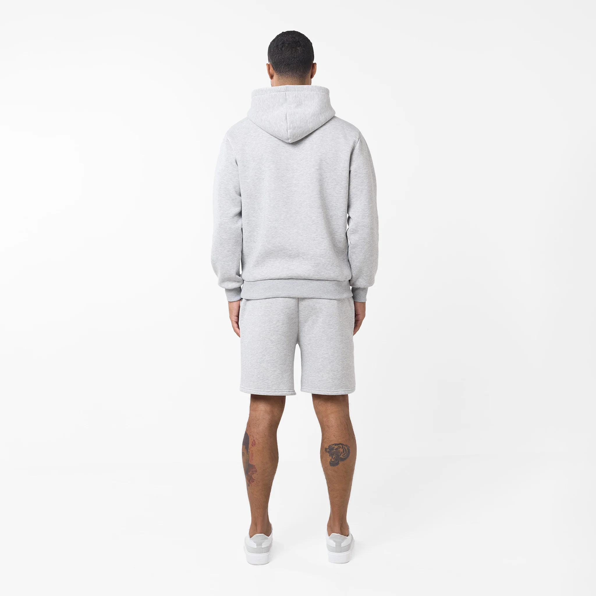 Core Short Twinset | Grey Marl - Image 5