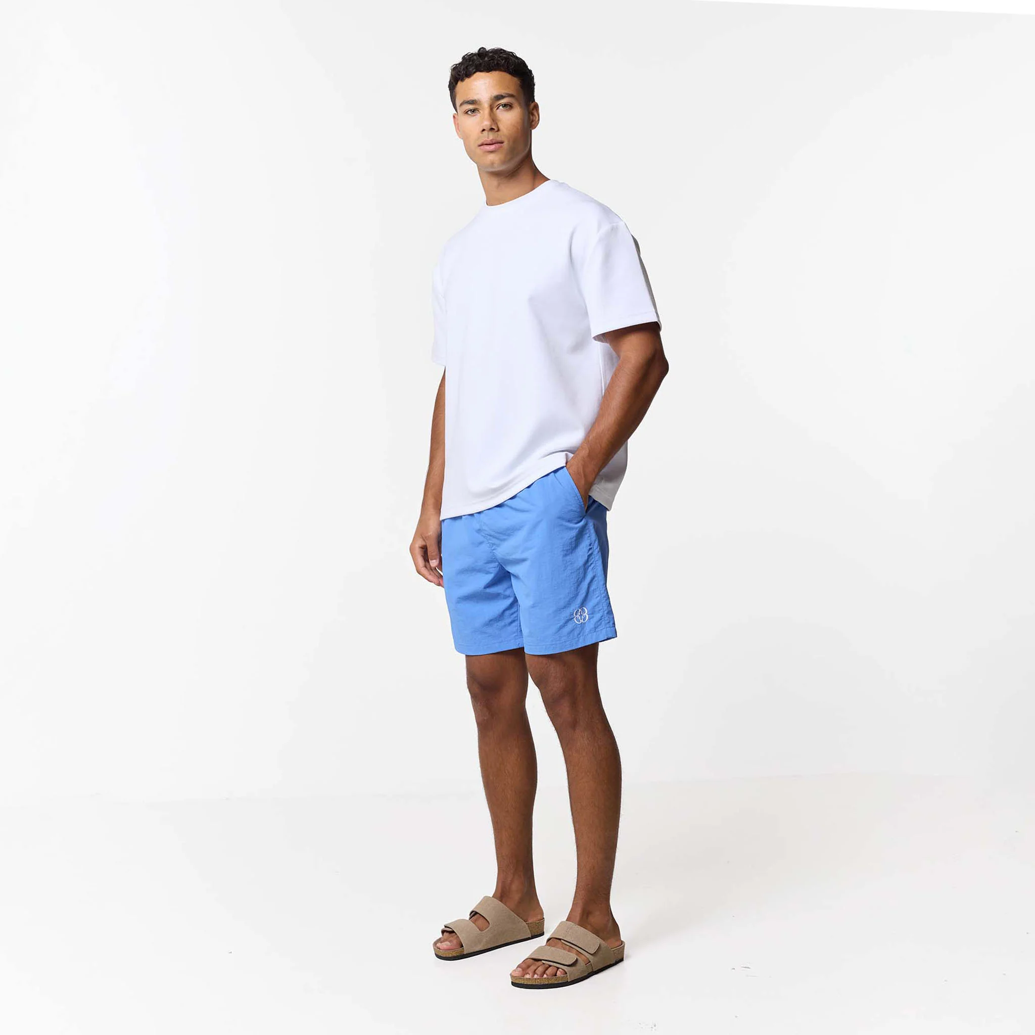 Crinkle Icon Swimshort | Cornflower Blue - Image 5