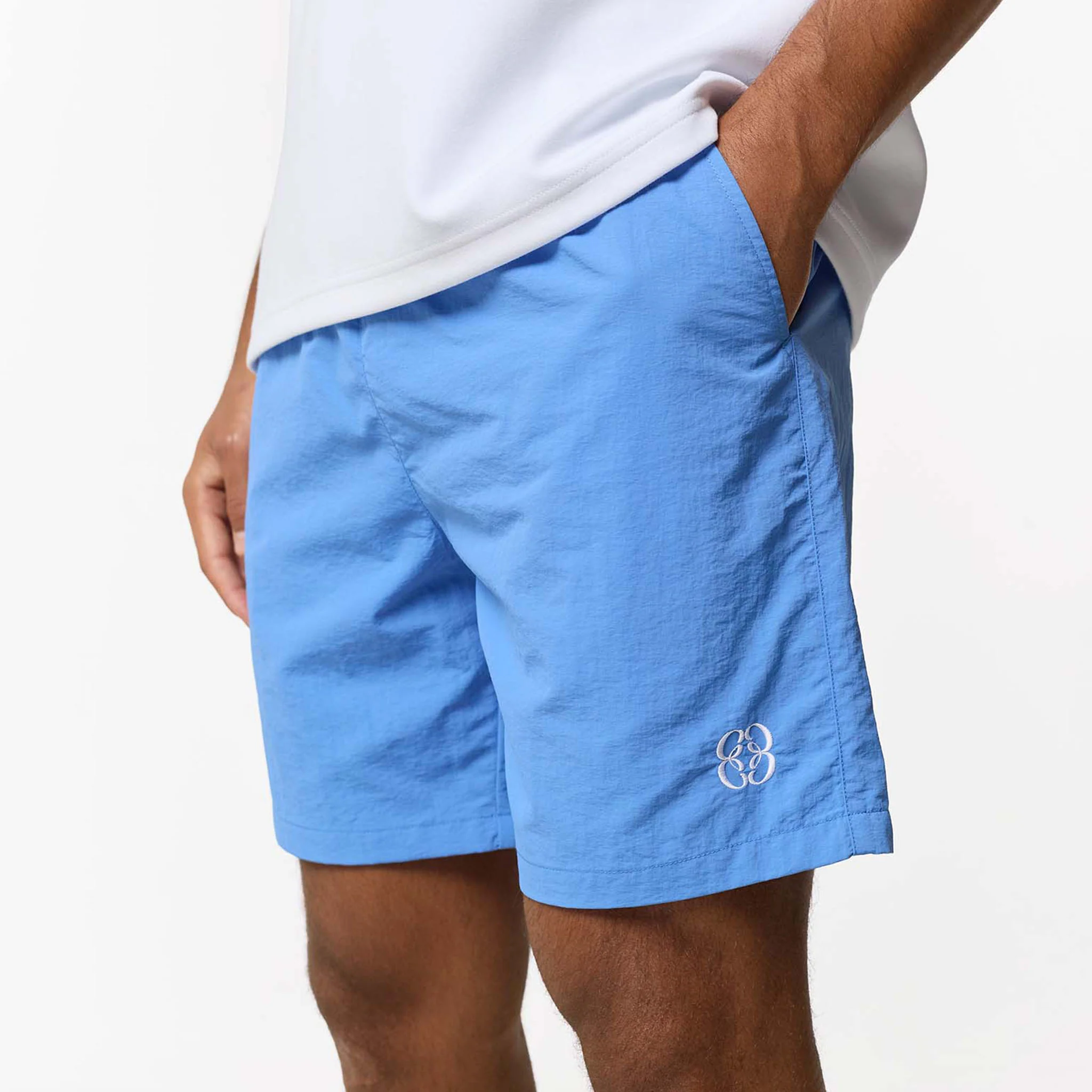 Crinkle Icon Swimshort | Cornflower Blue - Image 6