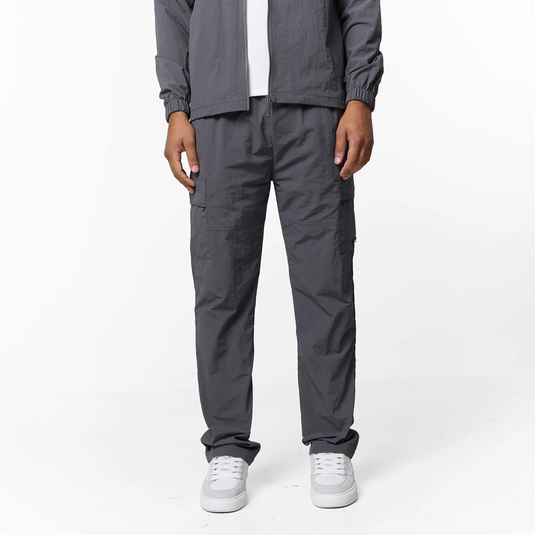 Crinkle Nylon Tech Utility Pant | Charcoal - Image 5