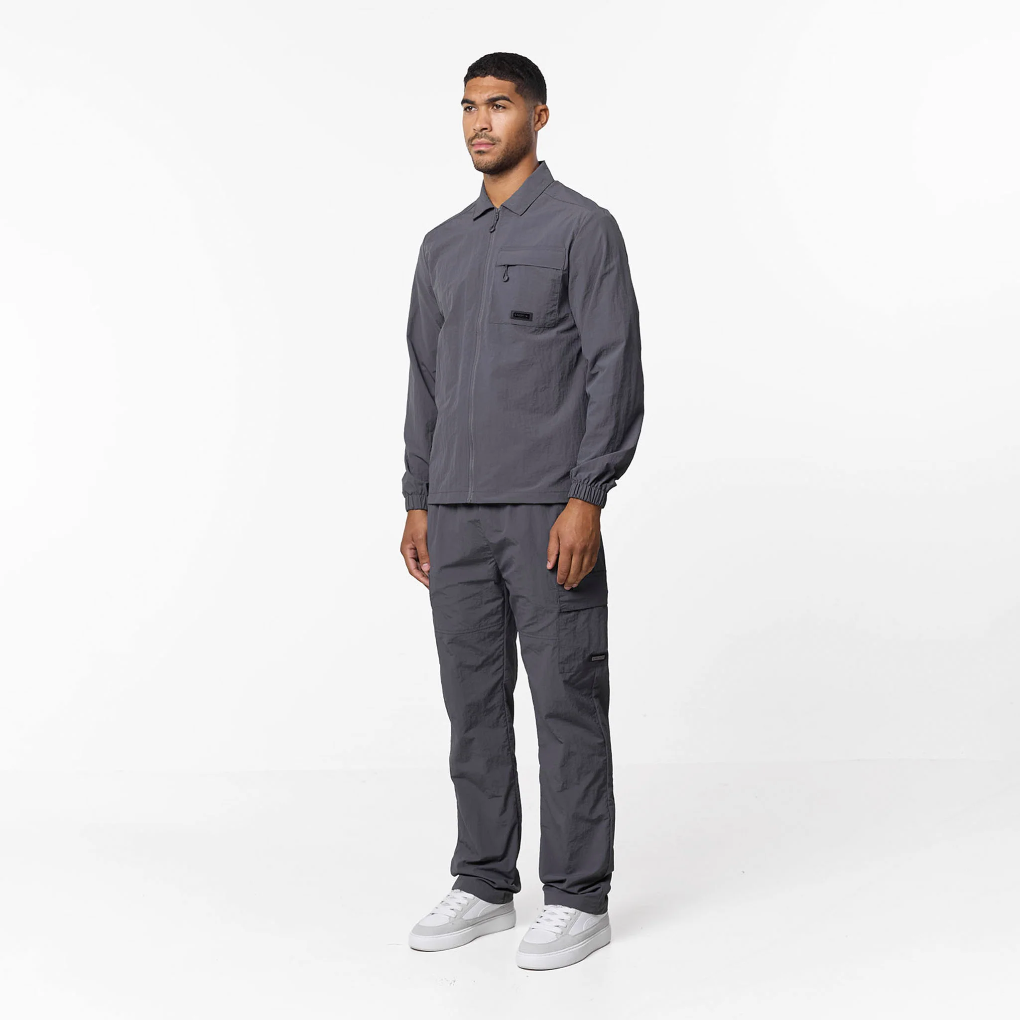Crinkle Nylon Tech Utility Pant | Charcoal - Image 7