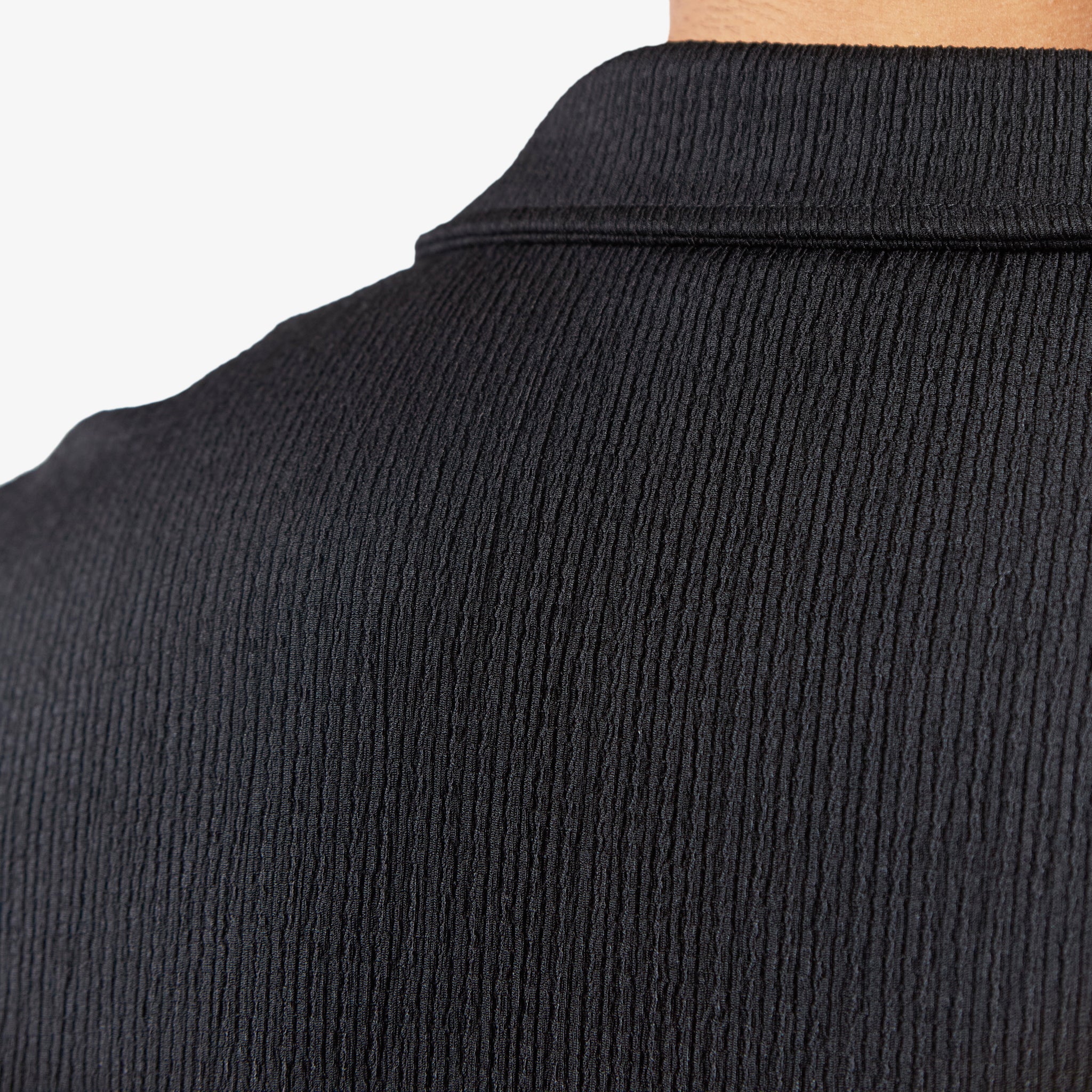 Crinkle Shirt | Black - Image 7