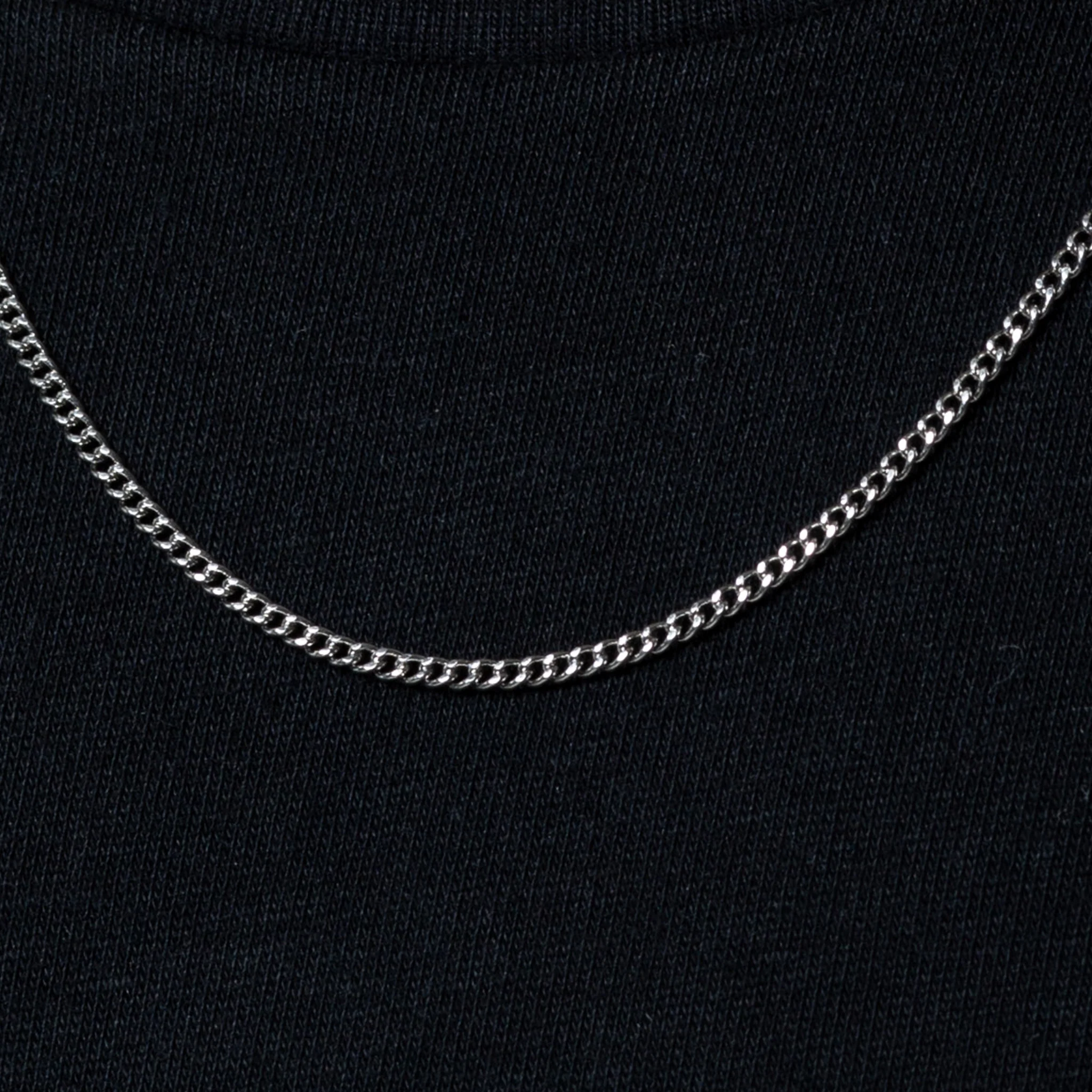 Cuban Chain | Silver 50cm - Image 3