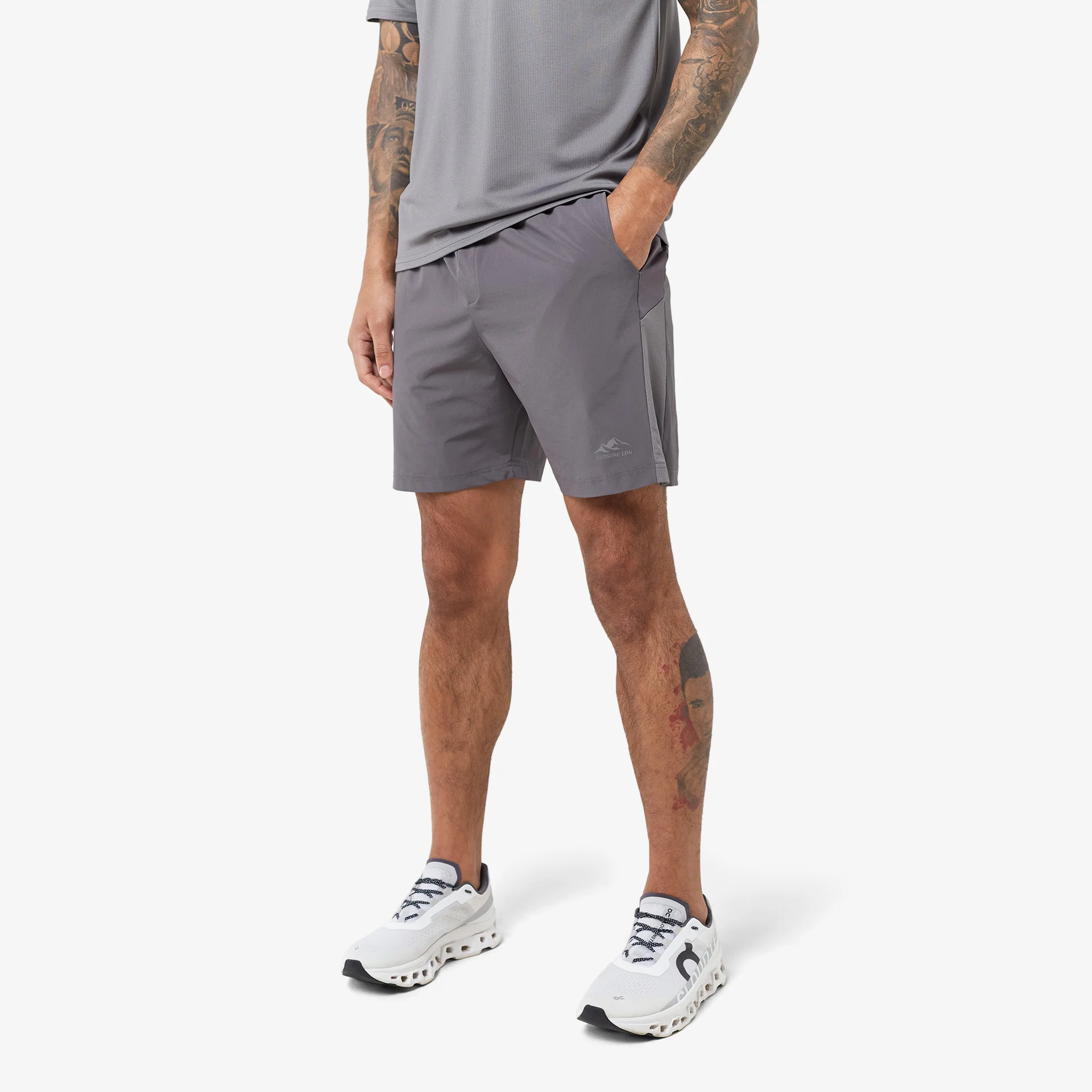 Cut & Sew Training Twinset | Grey - Image 4
