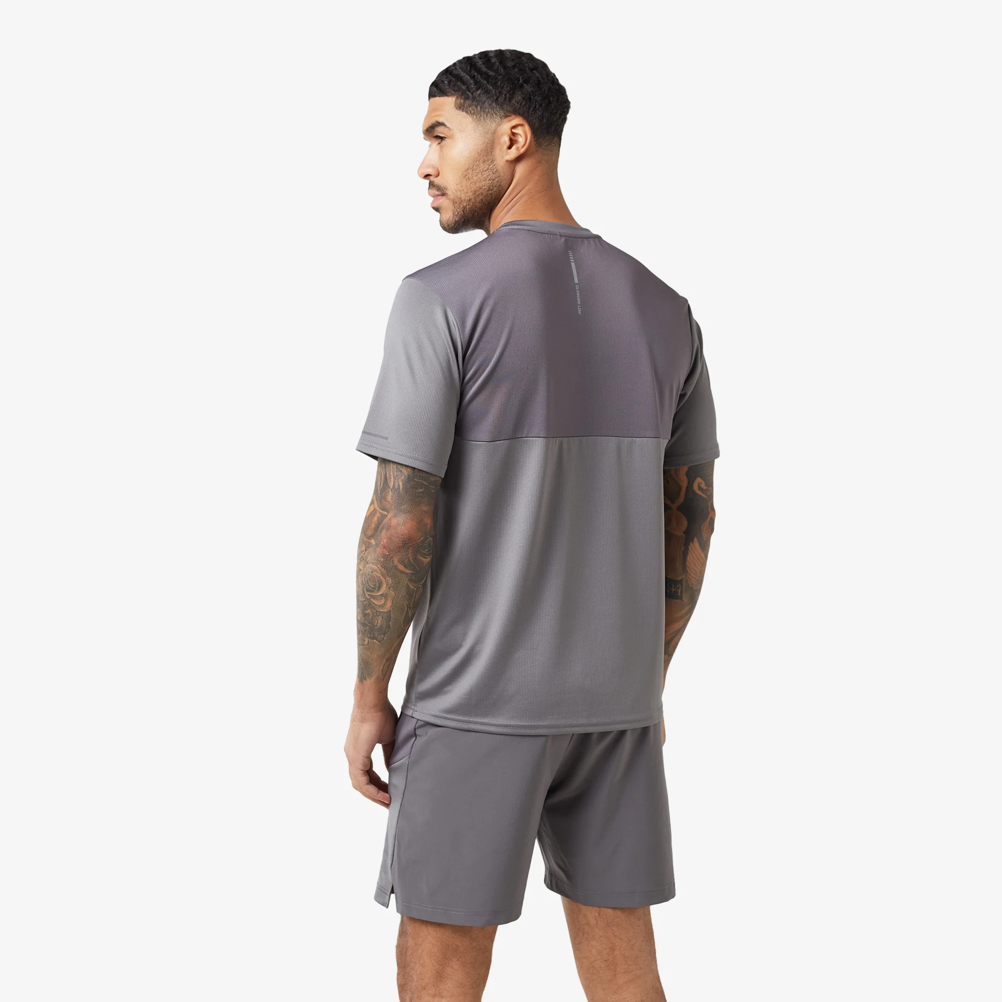 Cut & Sew Training Twinset | Grey - Image 5