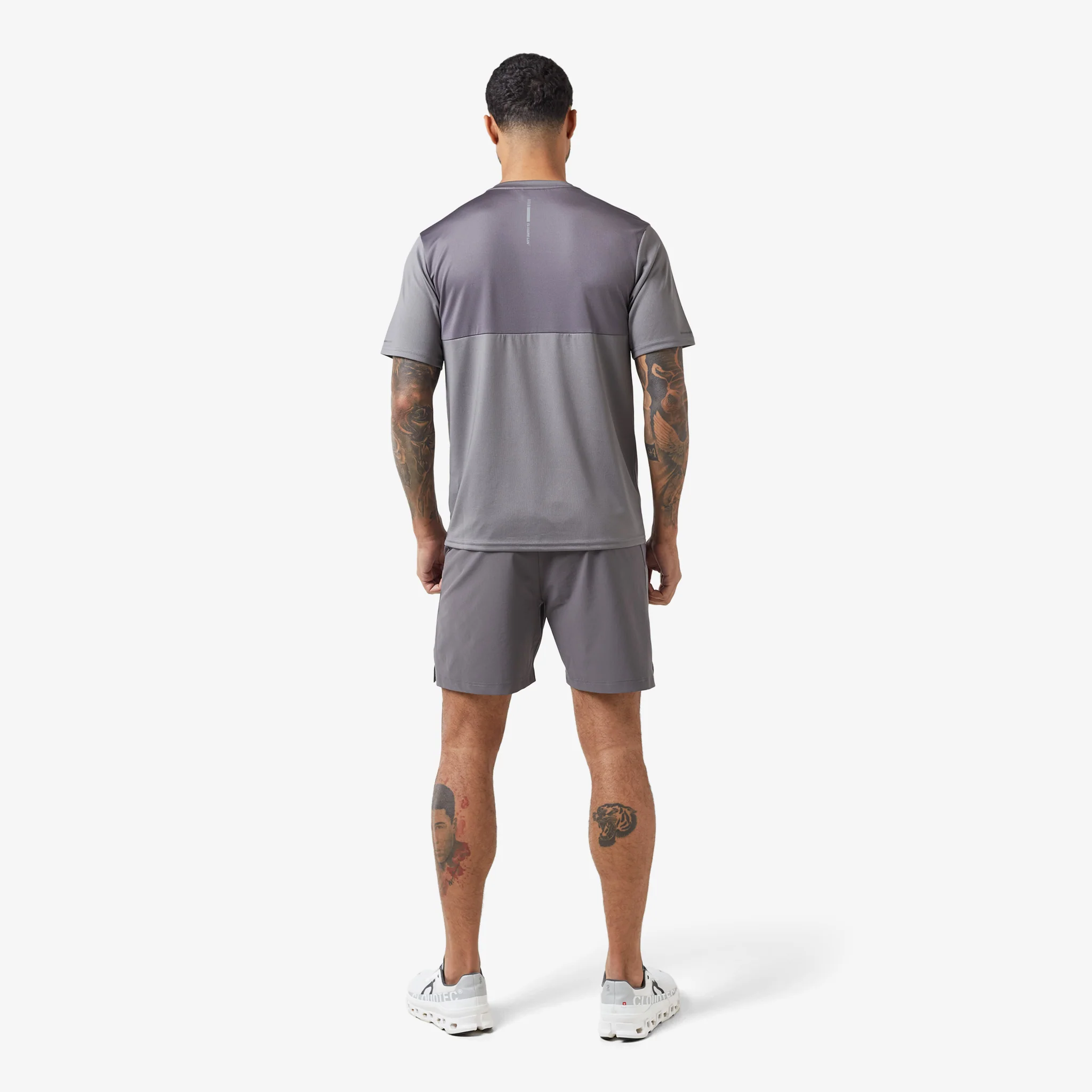 Cut & Sew Training Twinset | Grey - Image 6