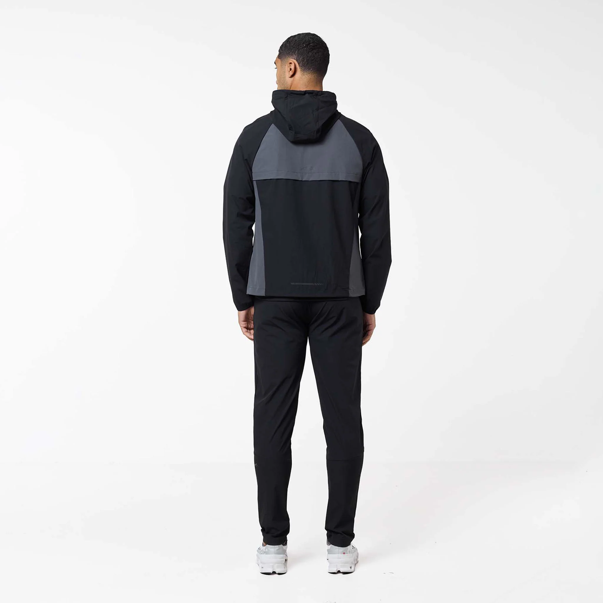 Cyclone Contrast Tracksuit | Black/Graphite/Red - Image 14