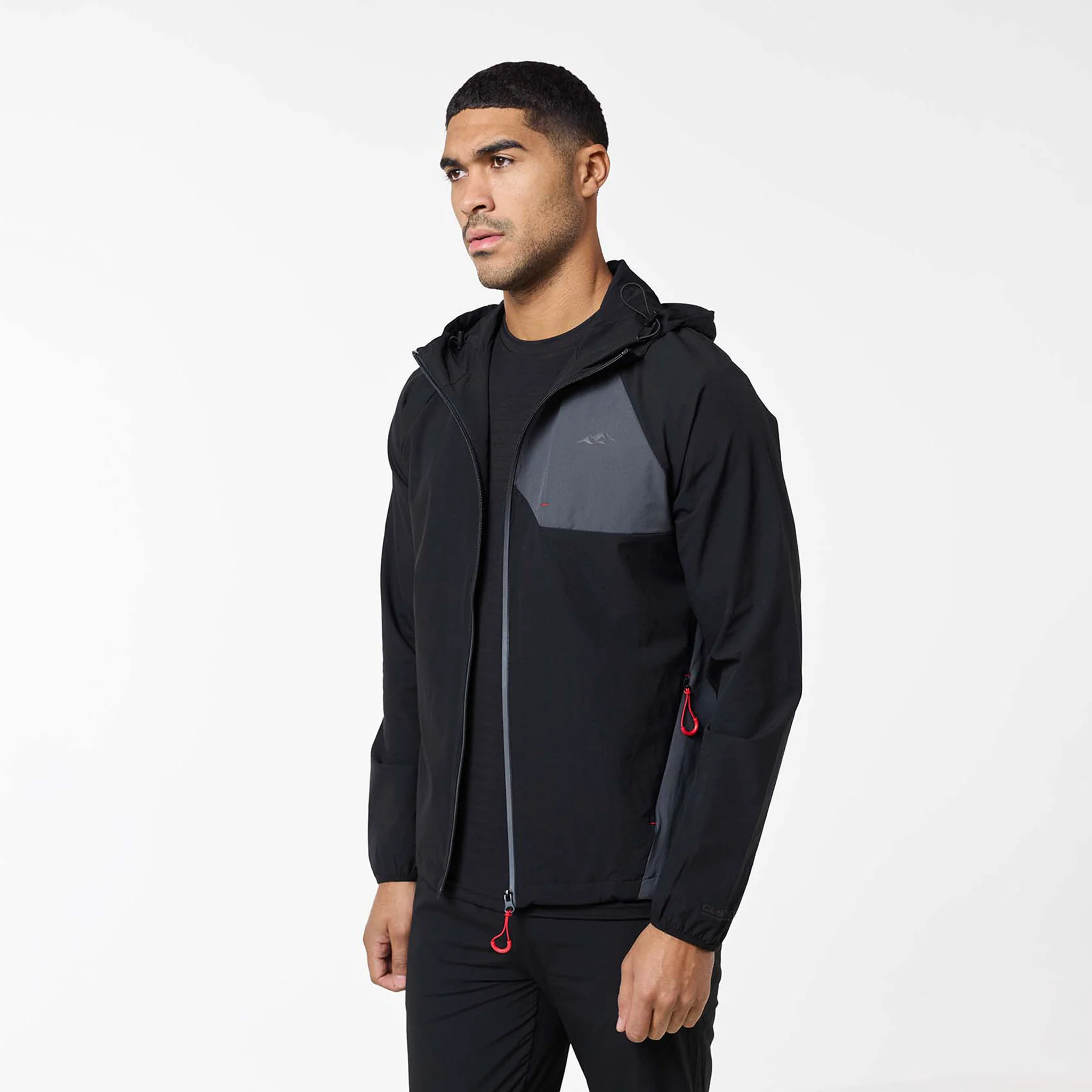 Cyclone Contrast Tracksuit | Black/Graphite/Red - Image 15