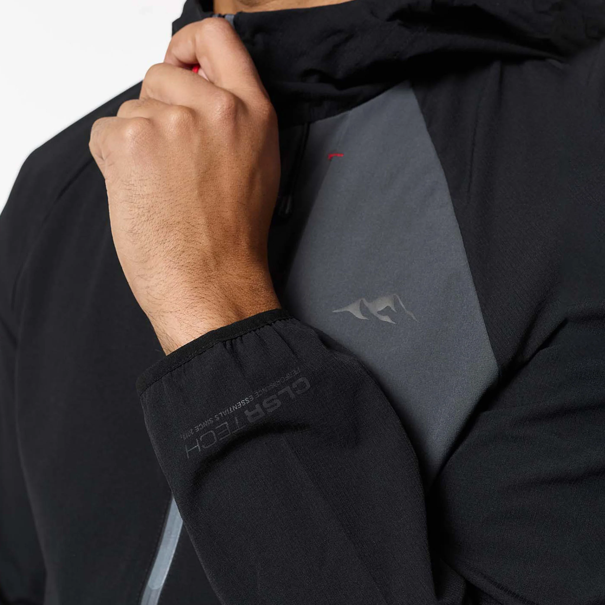 Cyclone Contrast Tracksuit | Black/Graphite/Red - Image 5