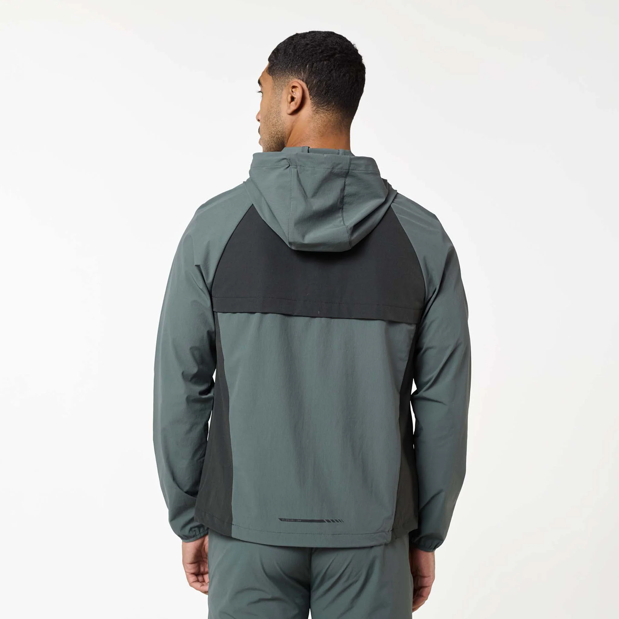 Cyclone Contrast Tracksuit | Forest/Neon Green - Image 13