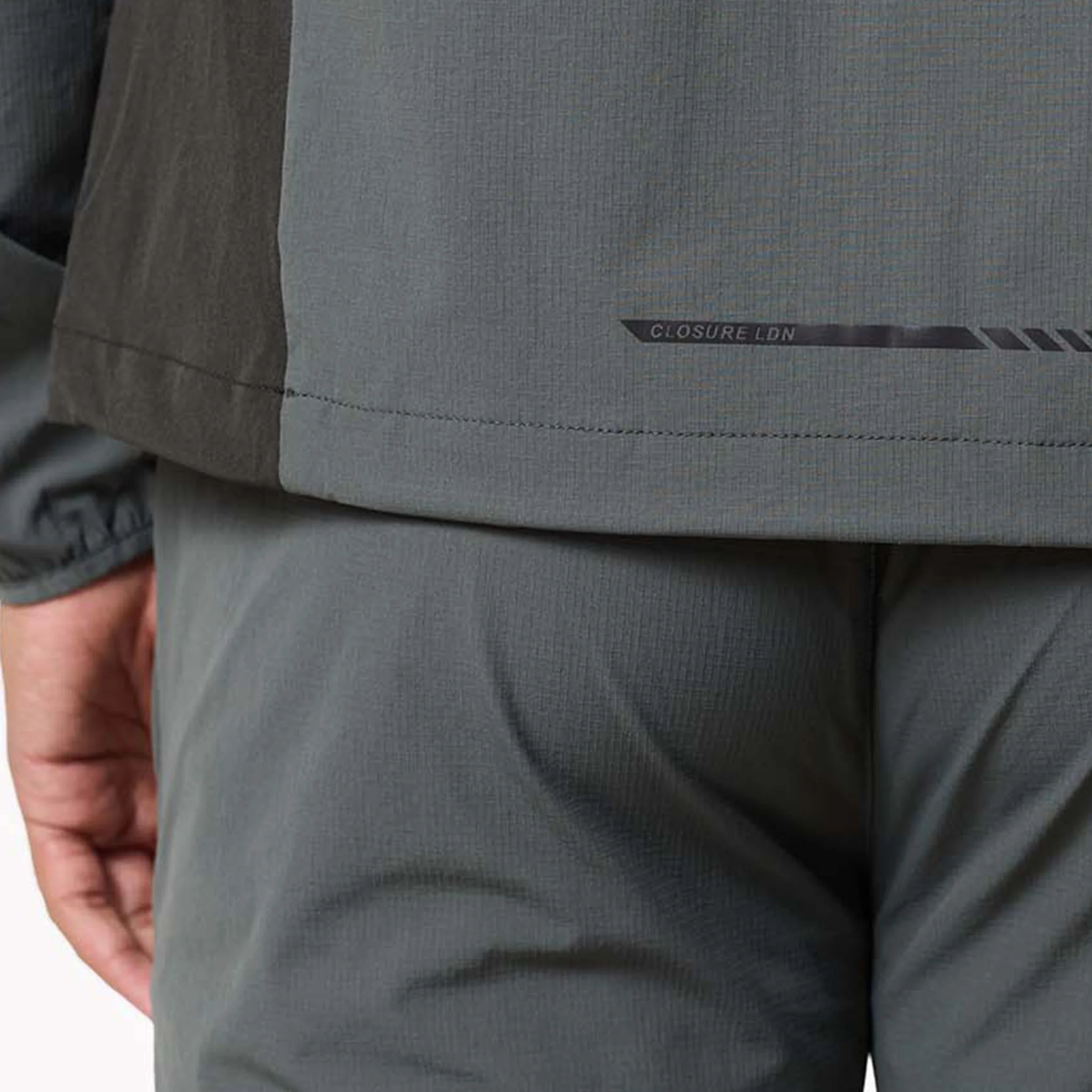 Cyclone Contrast Tracksuit | Forest/Neon Green - Image 15