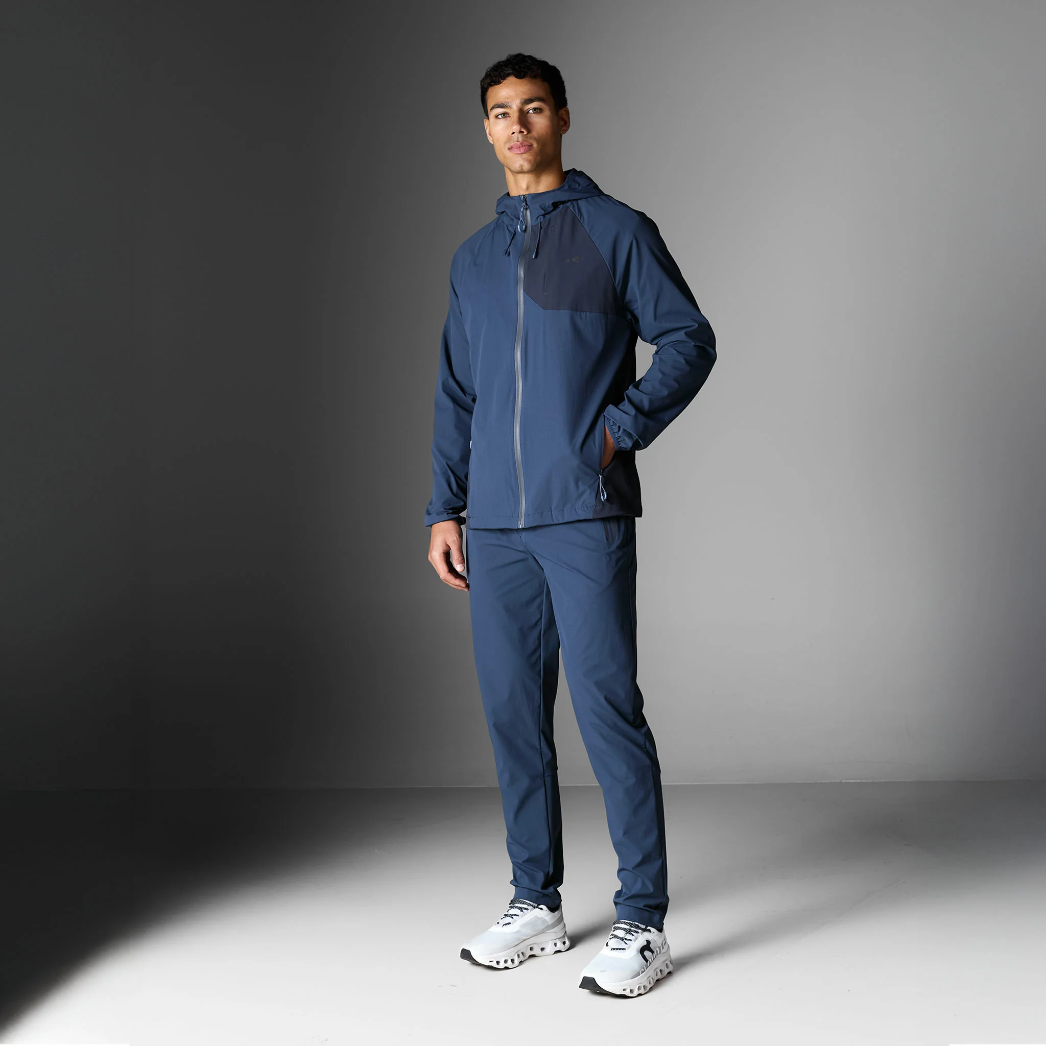 Cyclone Contrast Tracksuit | Steel Blue - Image 2