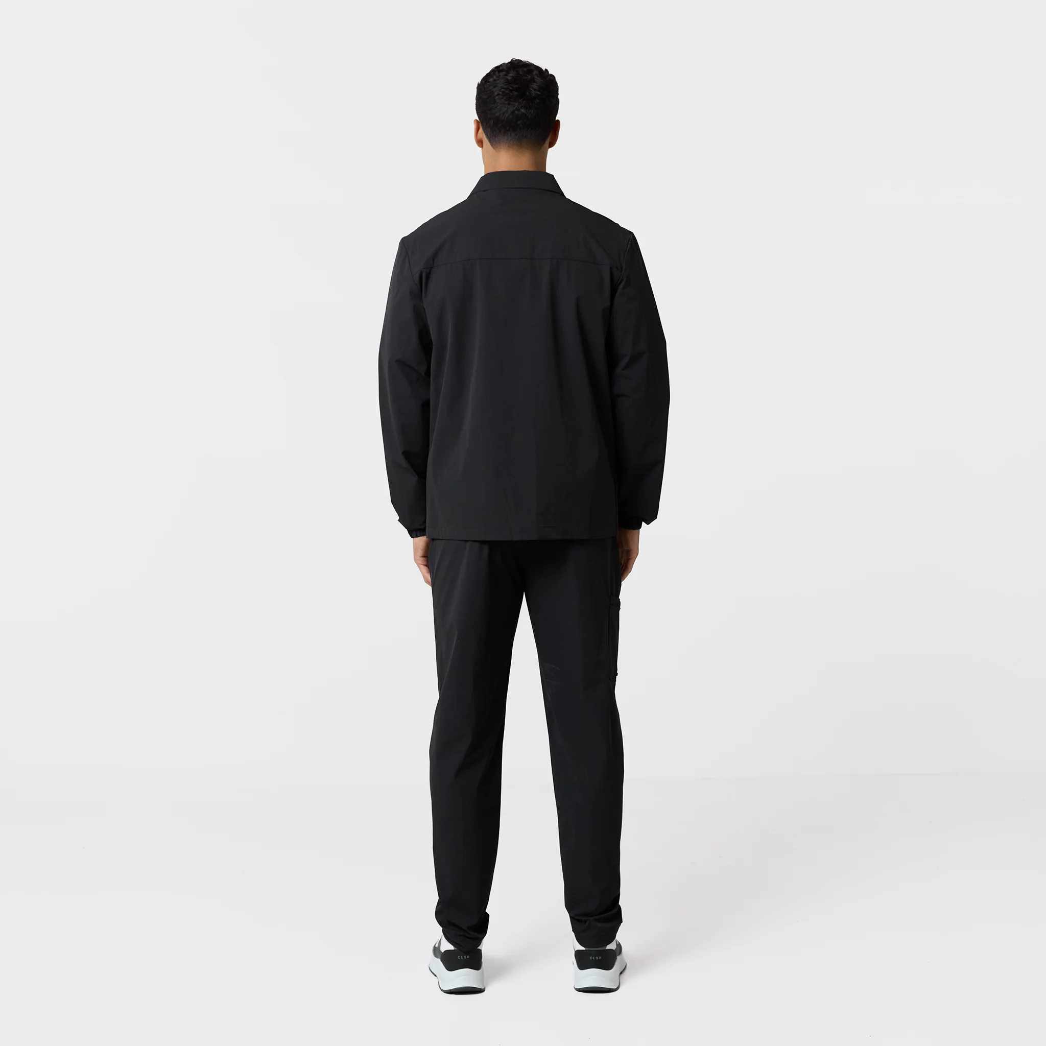 Double Pocket Tech Overshirt | Black - Image 7