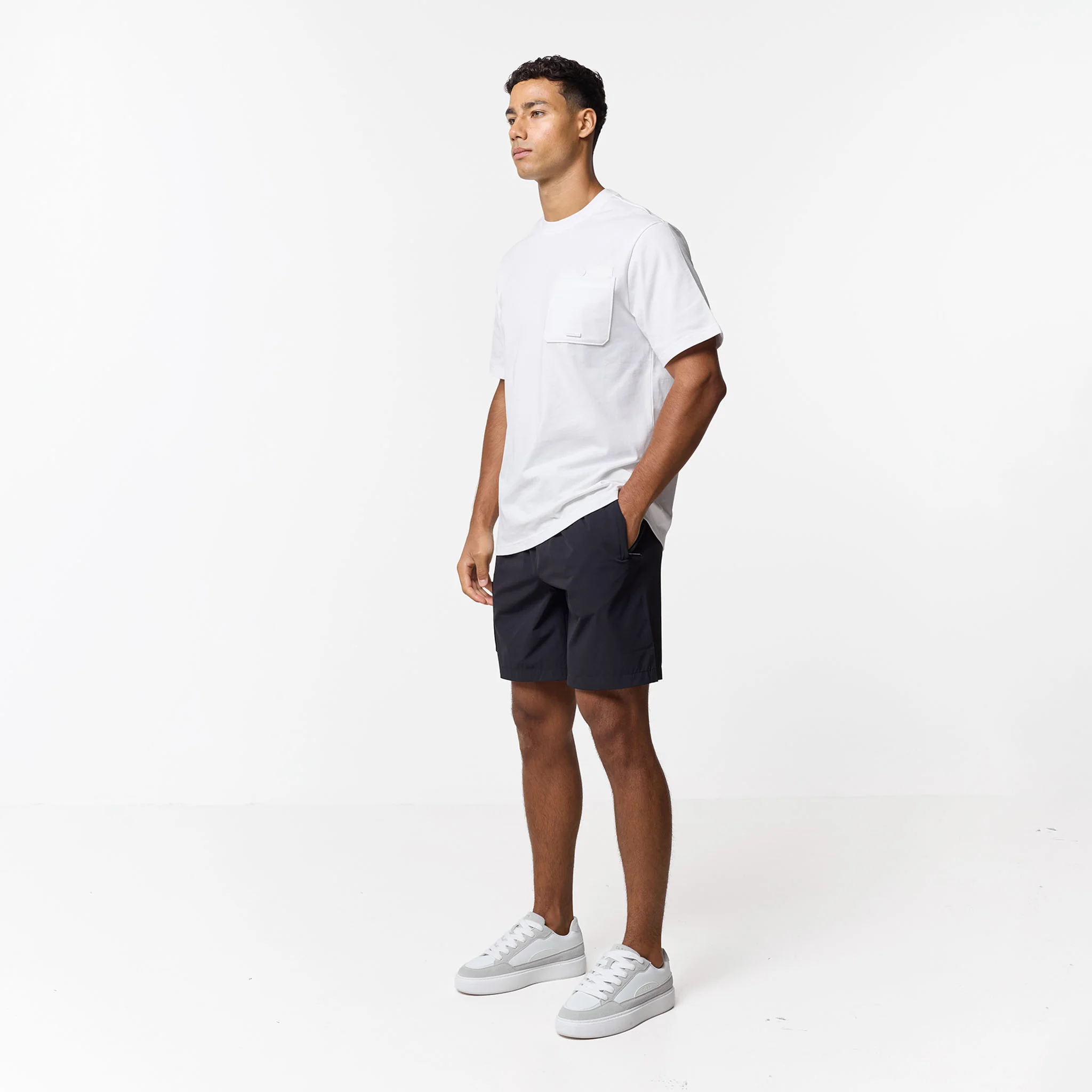 Double Pocket Tech Short | Black - Image 7