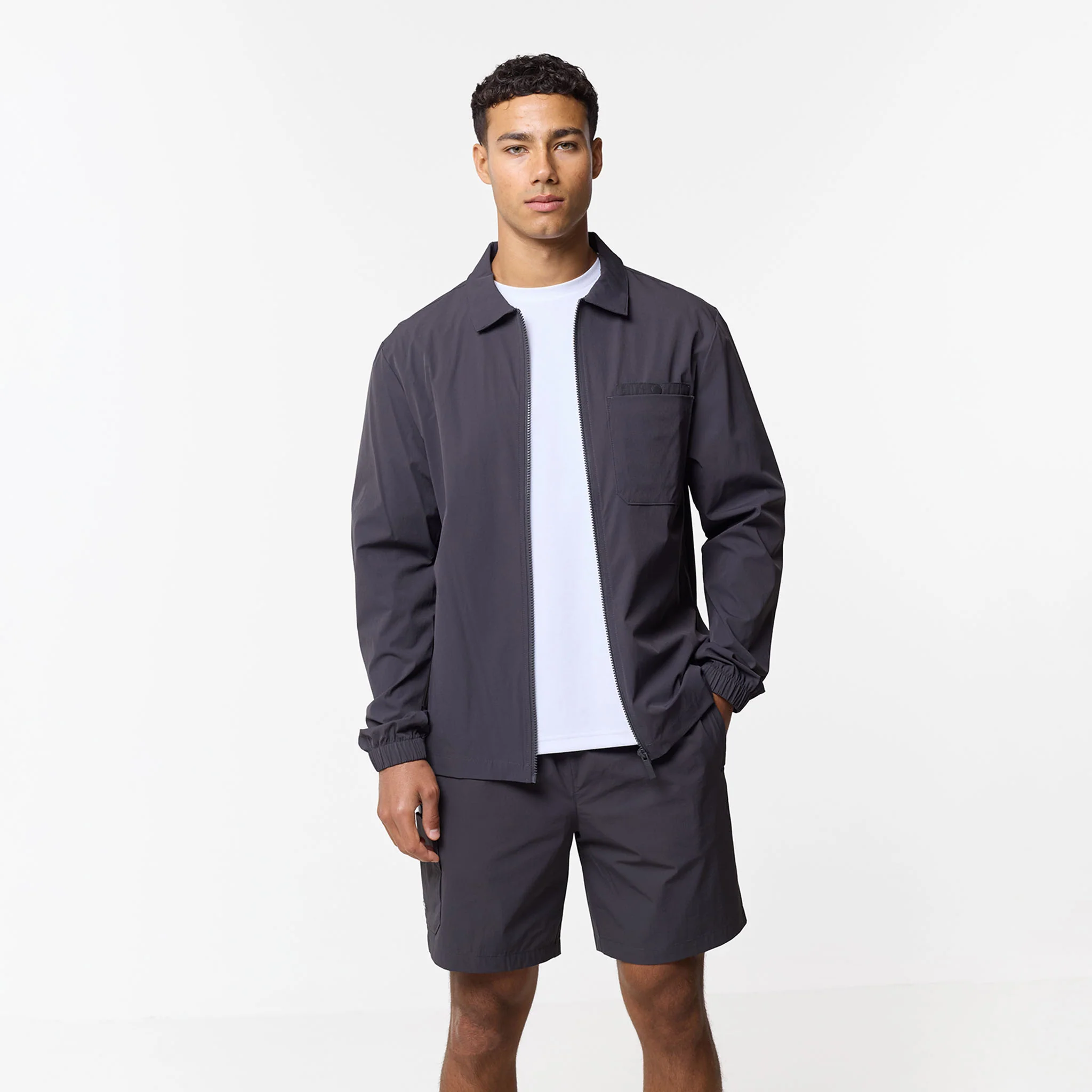 Double Pocket Tech Short | Charcoal - Image 7