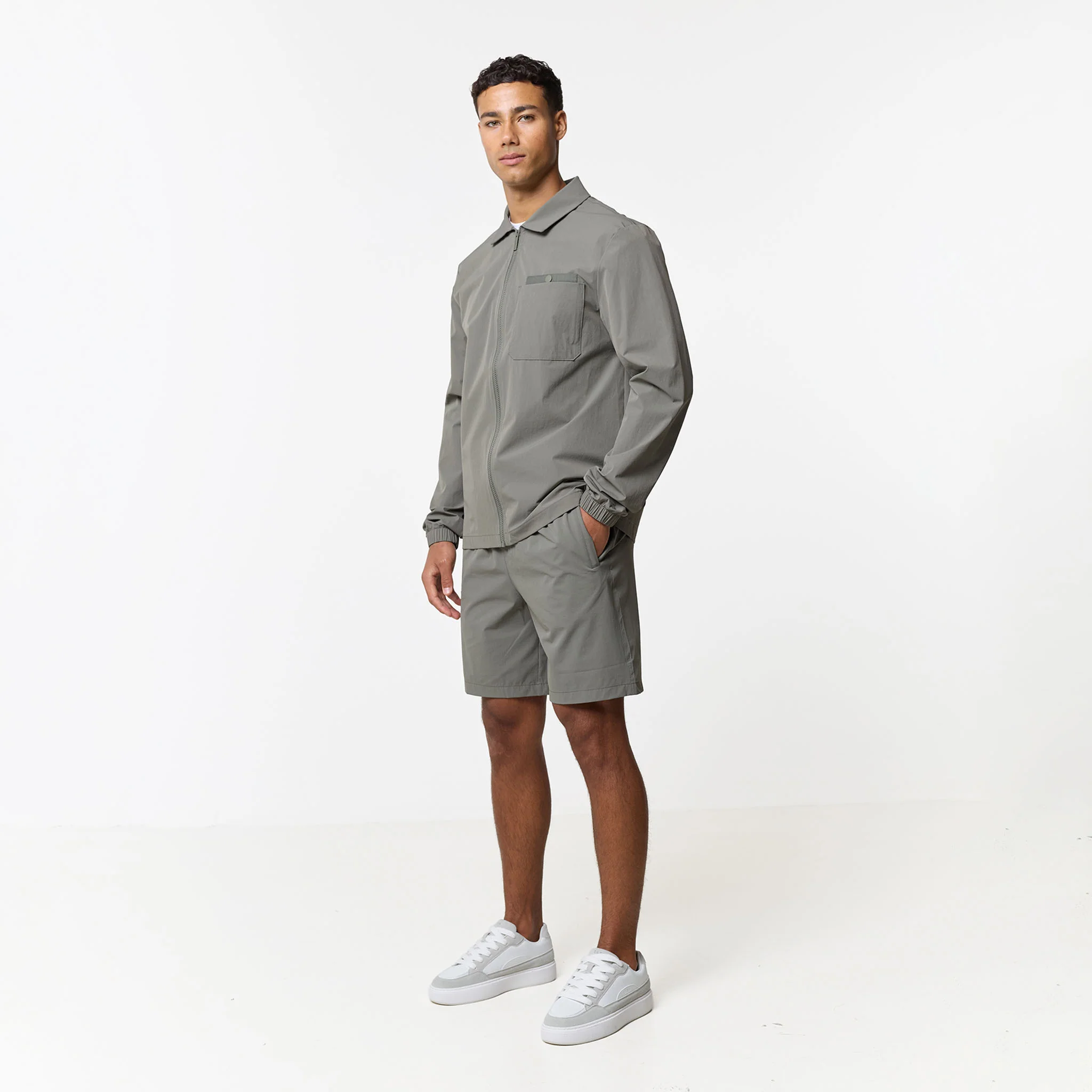Double Pocket Tech Short | Olive - Image 10