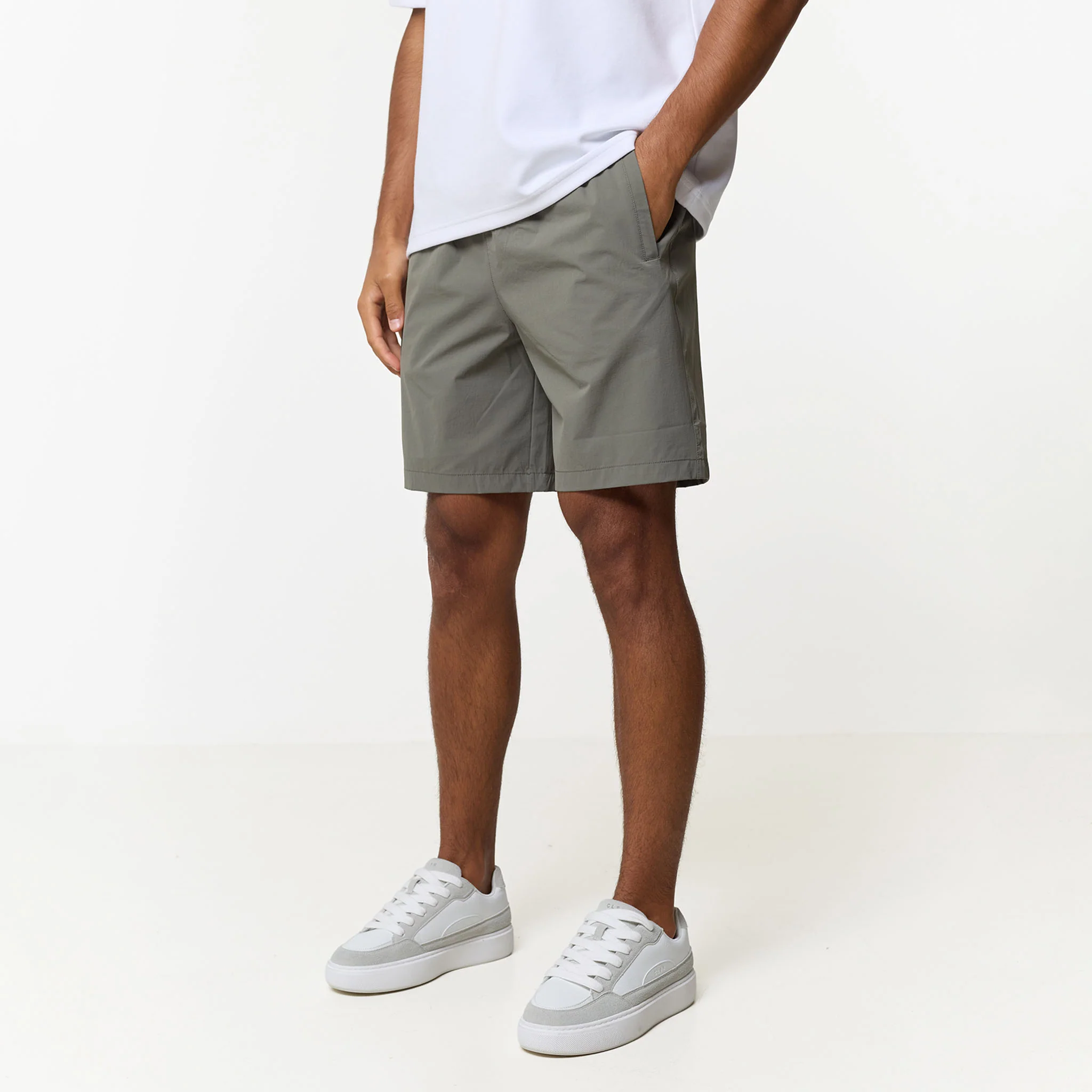 Double Pocket Tech Short | Olive - Image 3