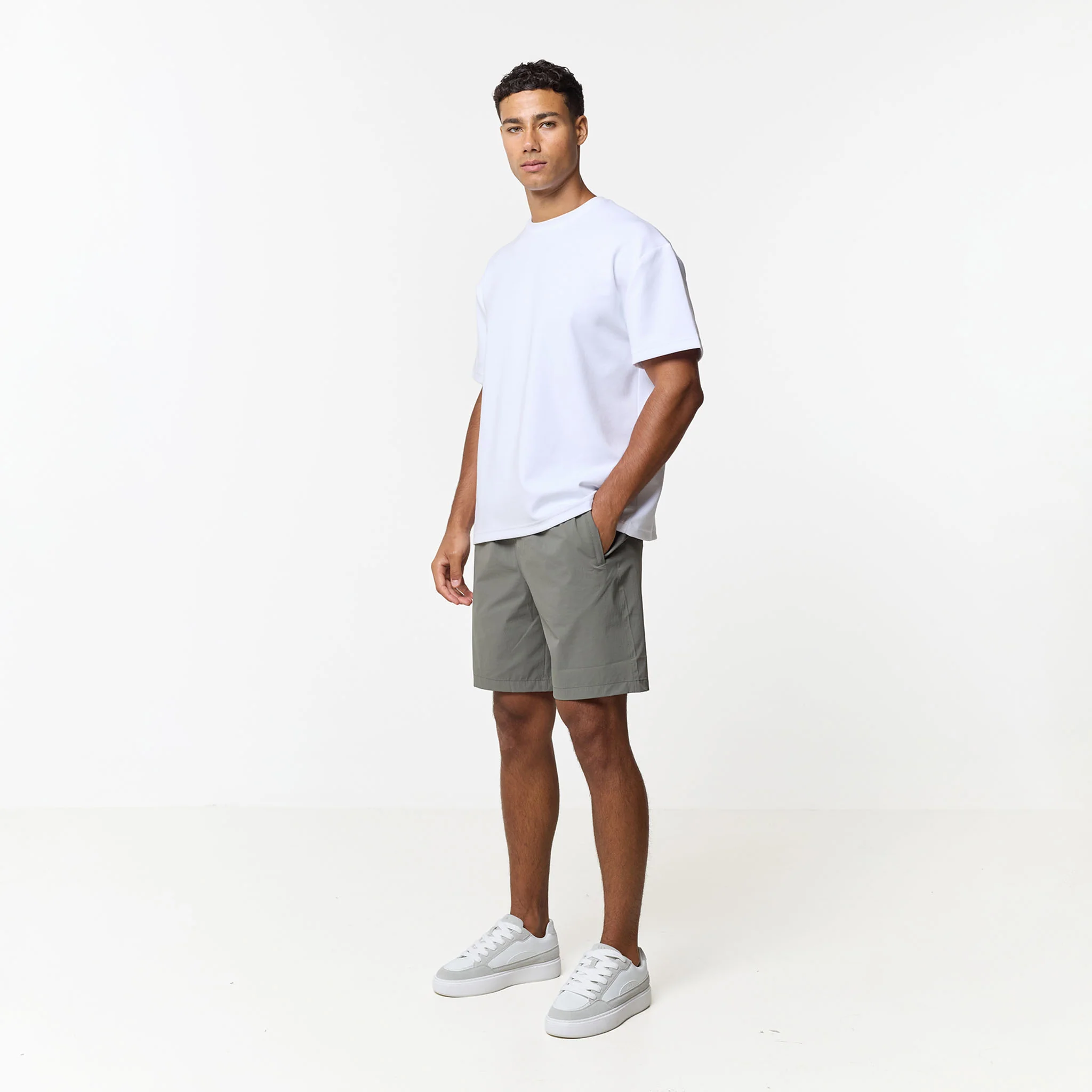 Double Pocket Tech Short | Olive - Image 4