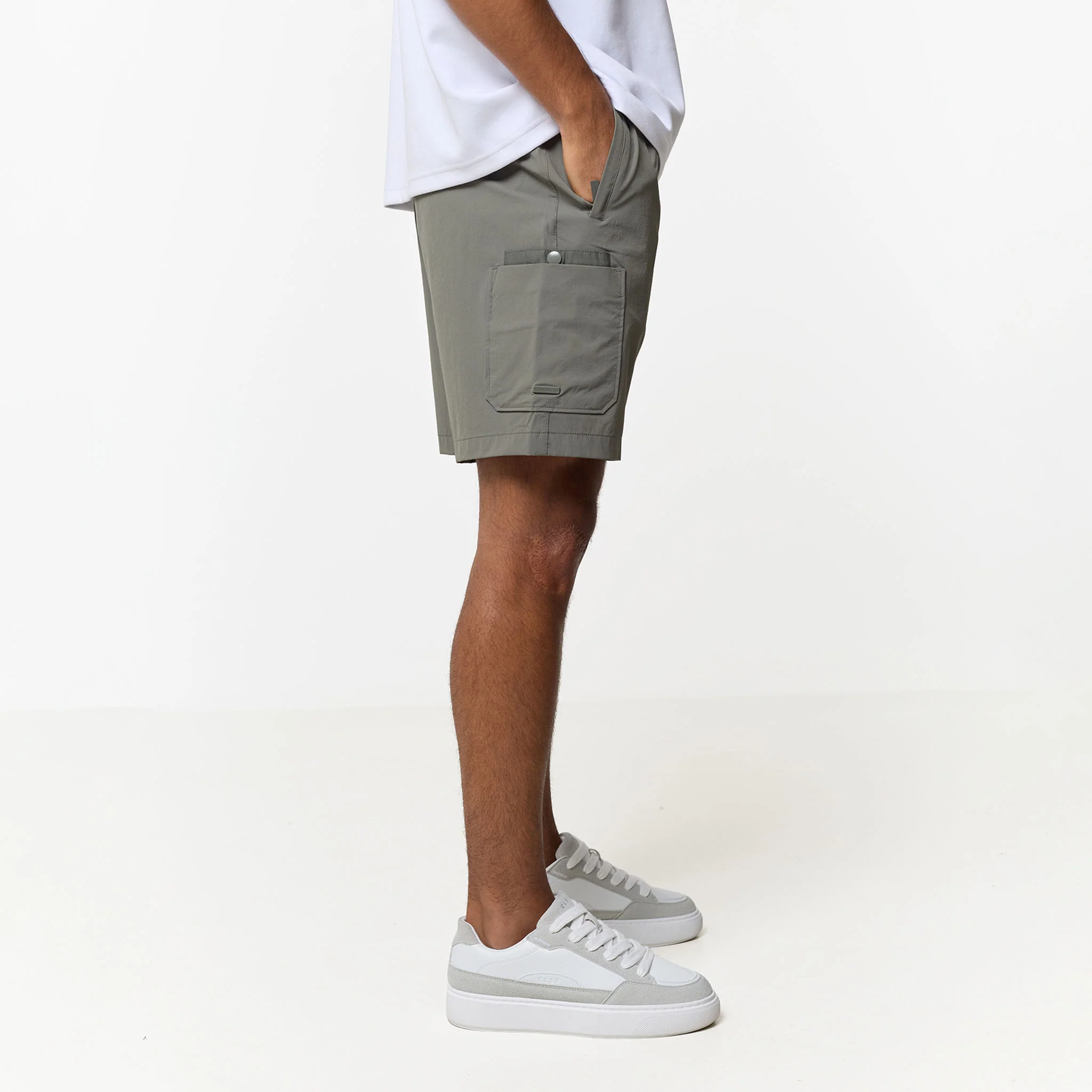 Double Pocket Tech Short | Olive - Image 7