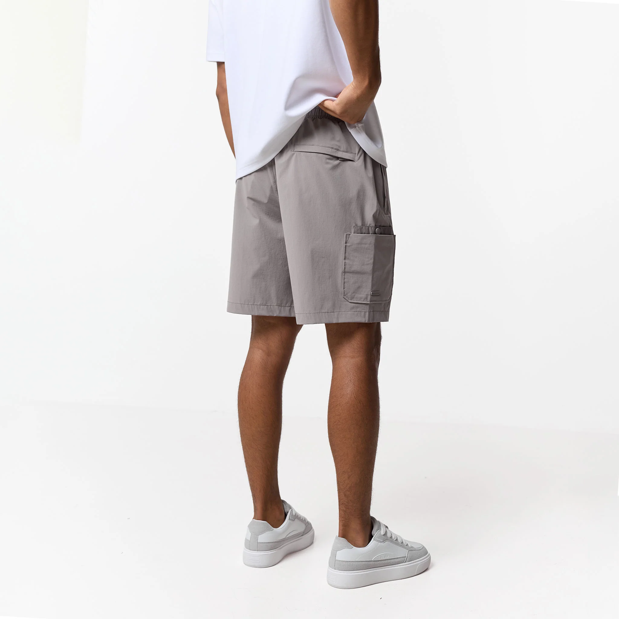 Double Pocket Tech Short | Stone - Image 12