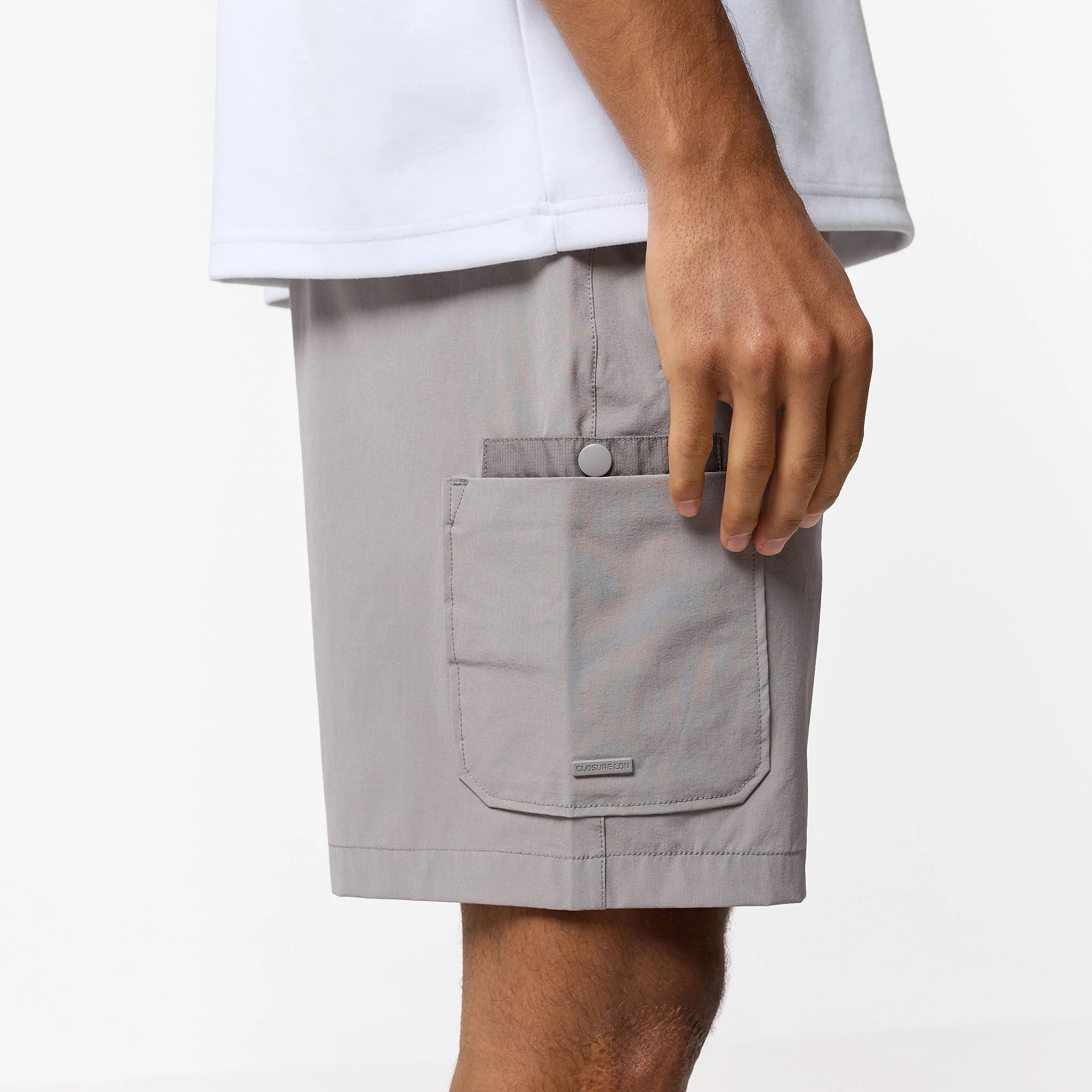 Double Pocket Tech Short | Stone - Image 4