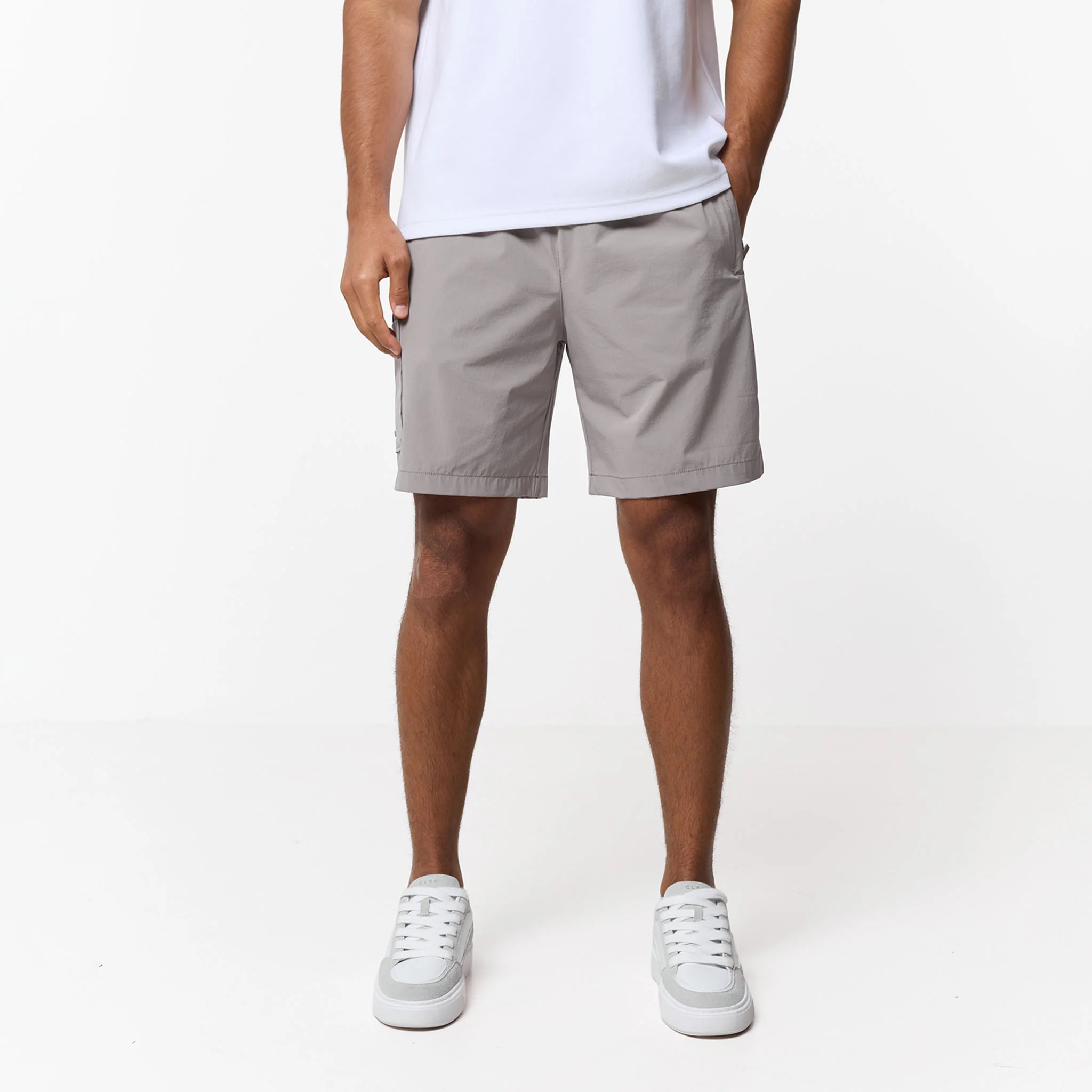 Double Pocket Tech Short | Stone - Image 8