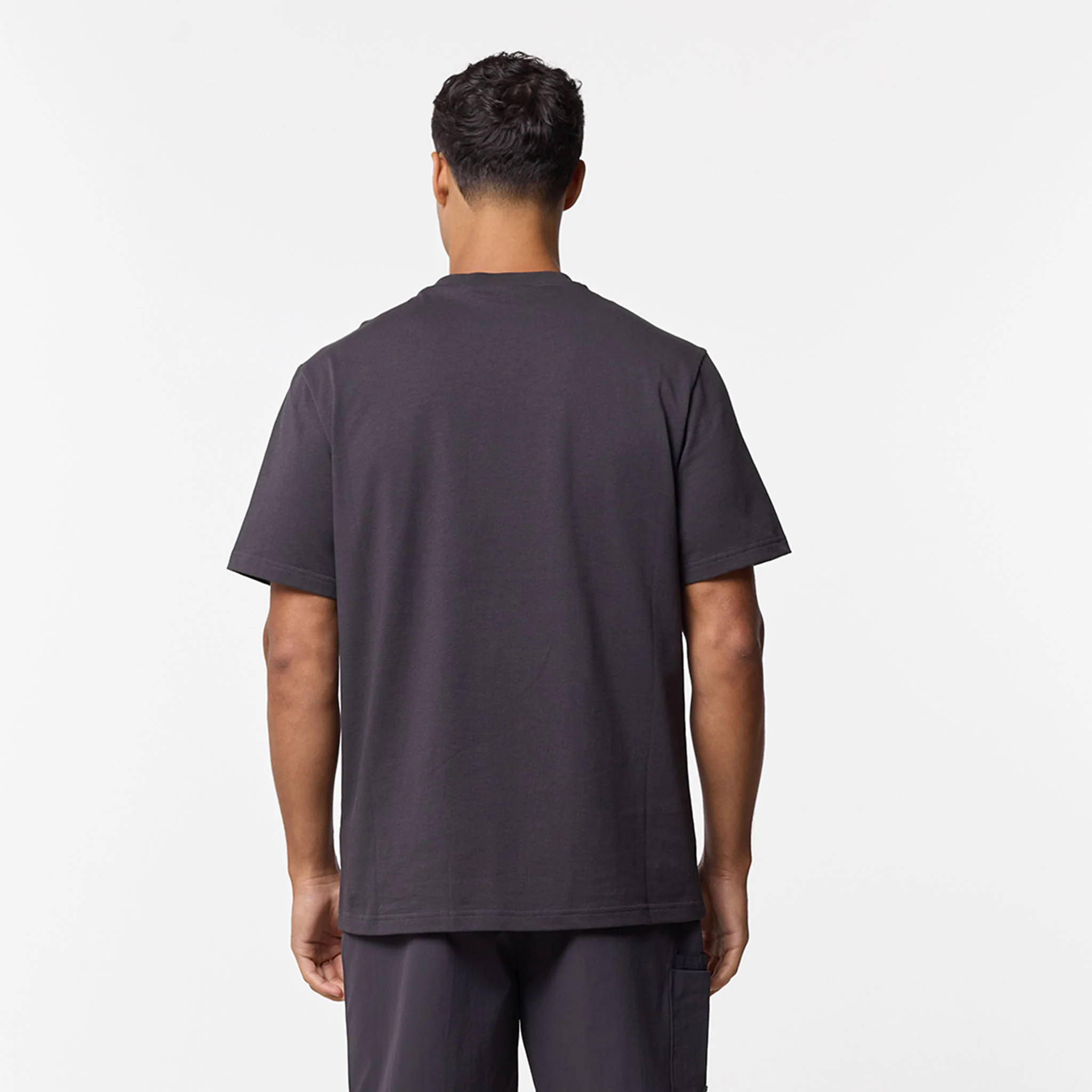 Double Pocket Tech T-Shirt Twinset | Charcoal - Image 3