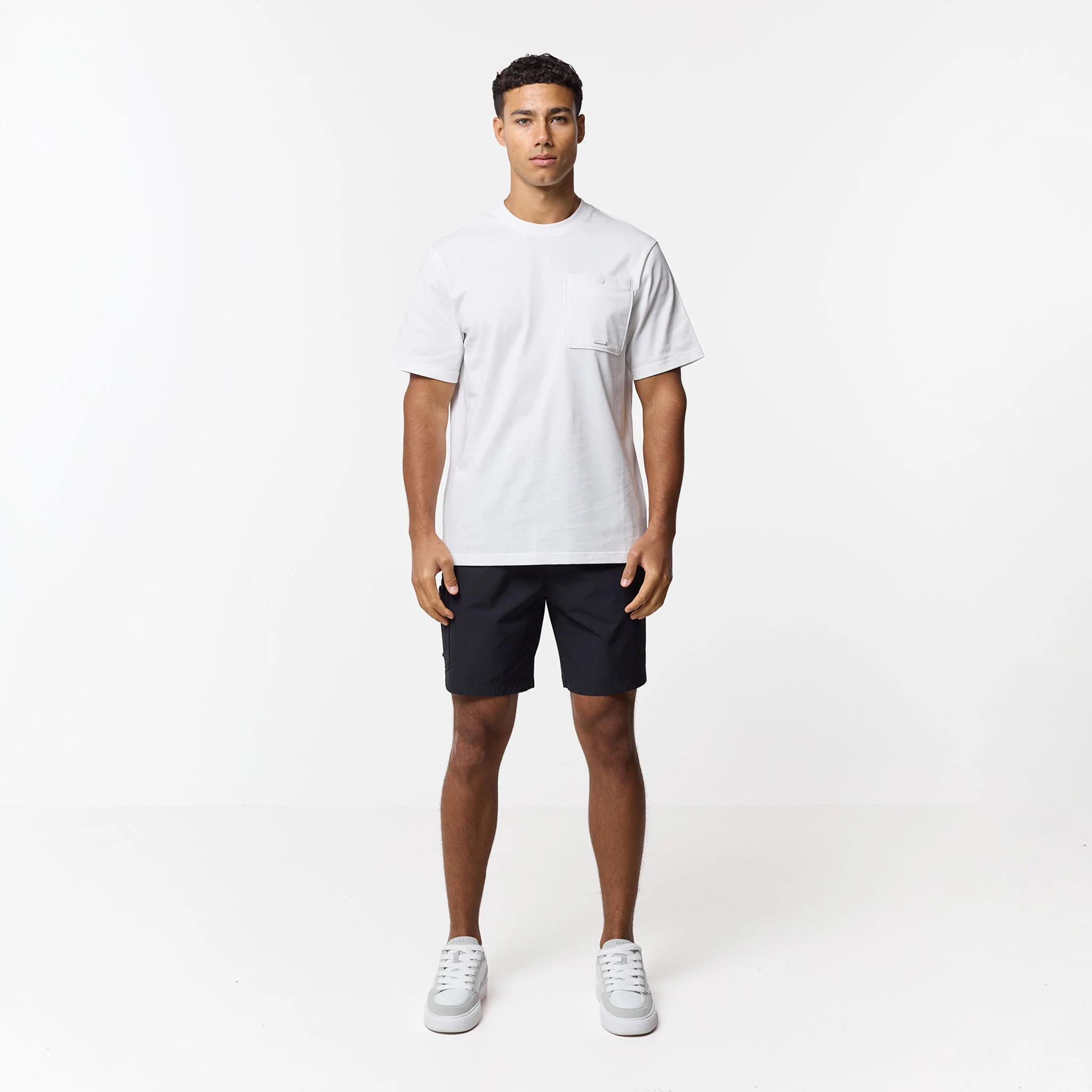 Double Pocket Tech T-Shirt | White - Image 2