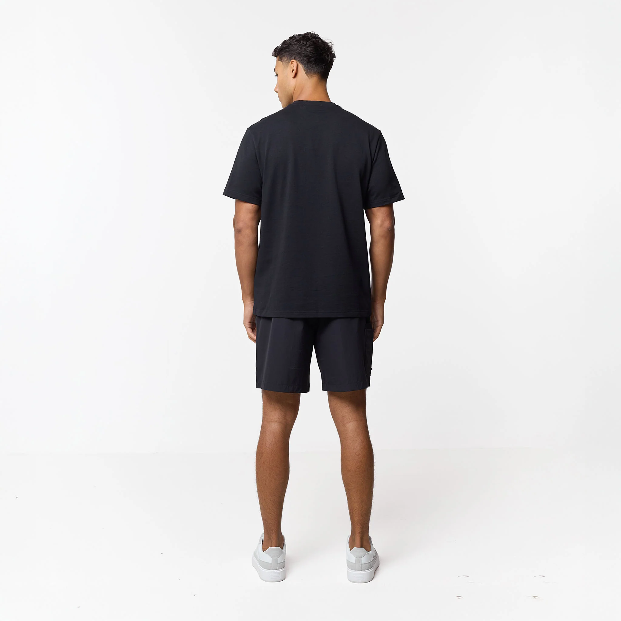 Double Pocket Tech T-Shirt Twinset | Black - Image 8