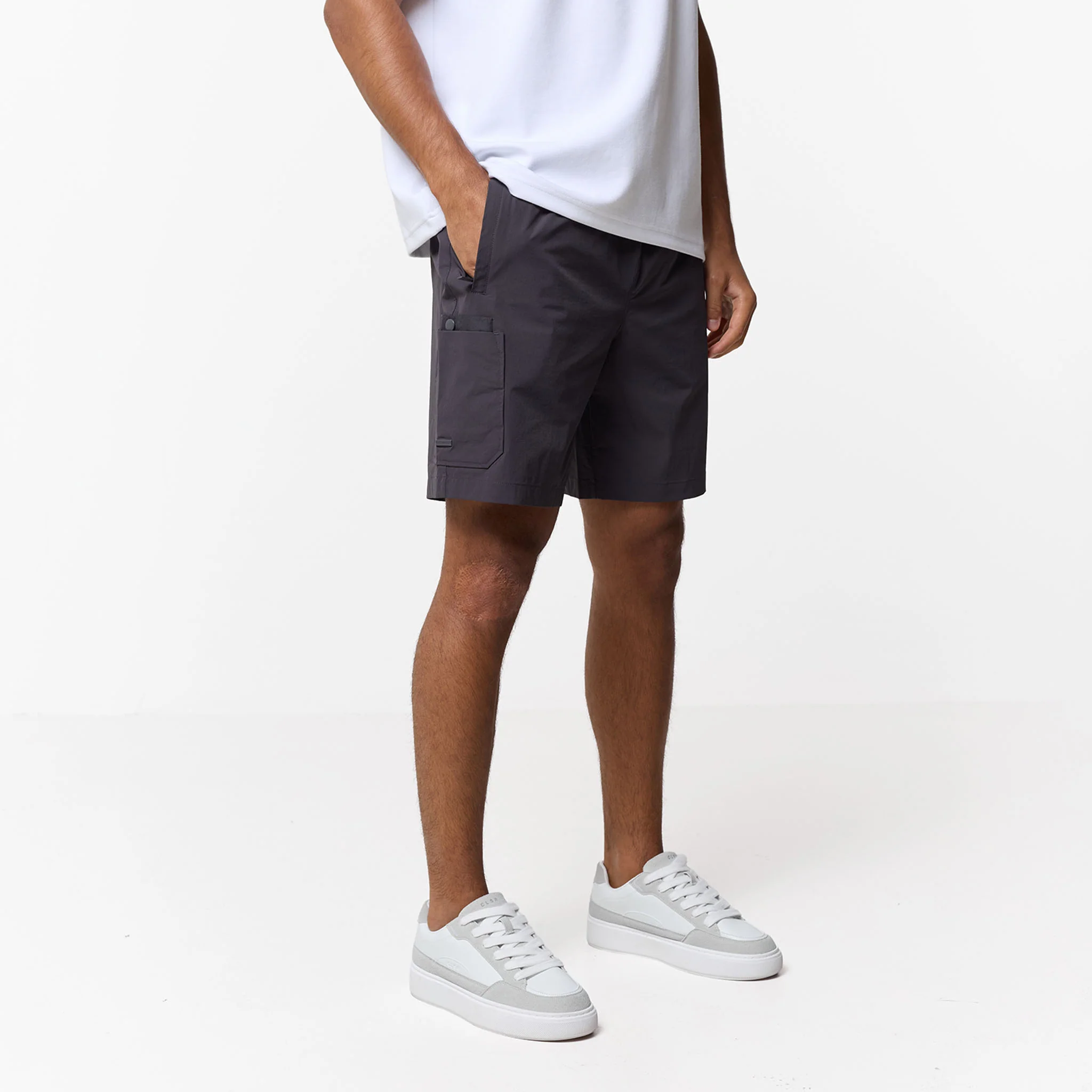 Double Pocket Tech Twinset | Charcoal - Image 8