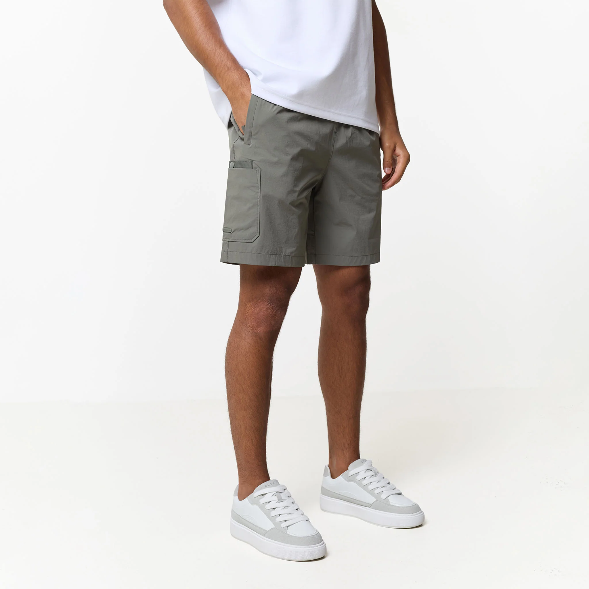 Double Pocket Tech Twinset | Olive - Image 10