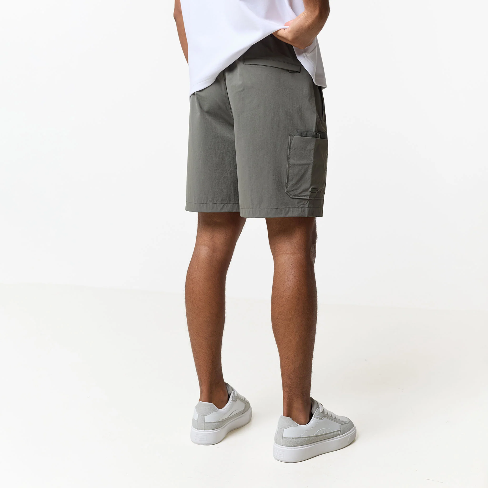 Double Pocket Tech Twinset | Olive - Image 8