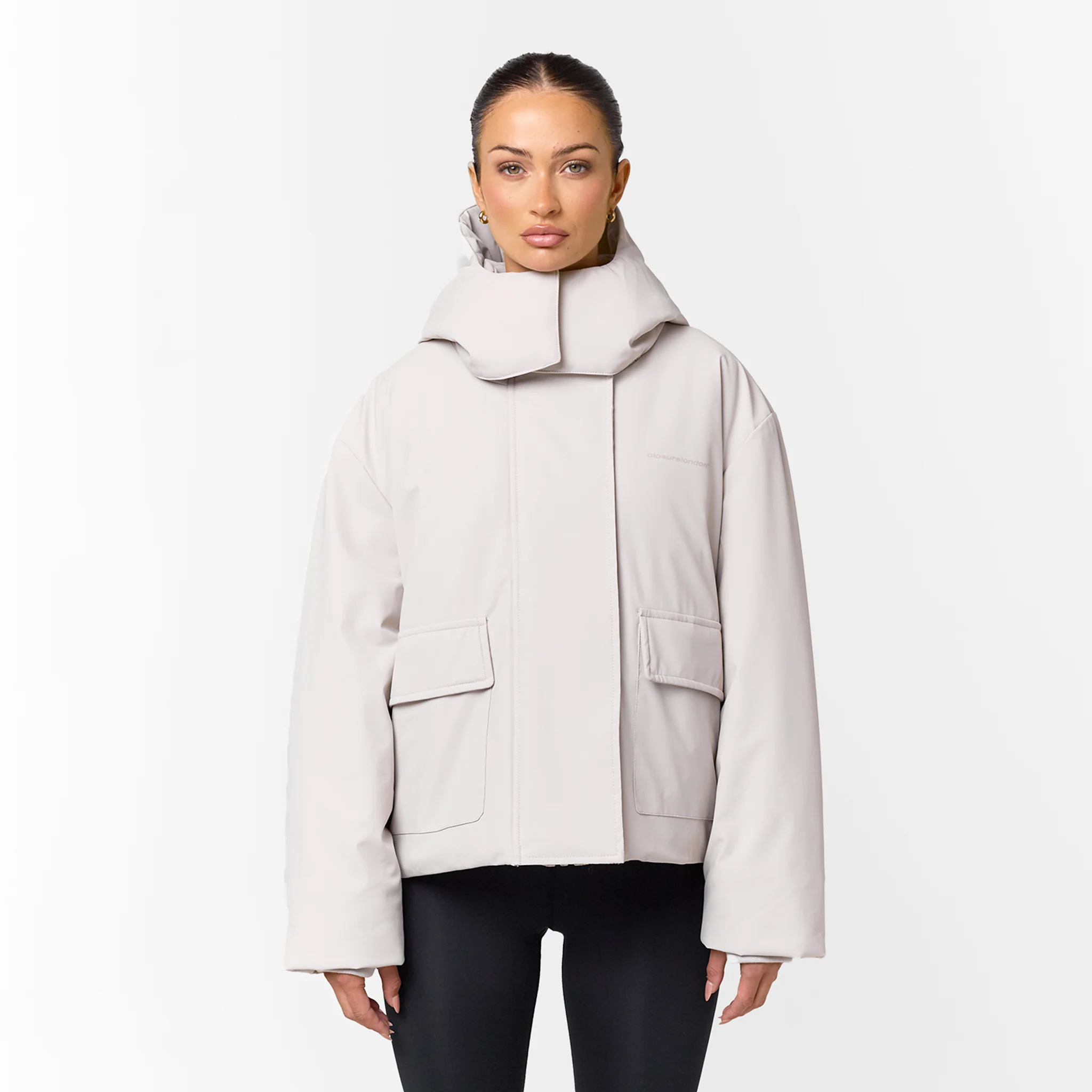 Elevate Padded Jacket | Stone - Image 12