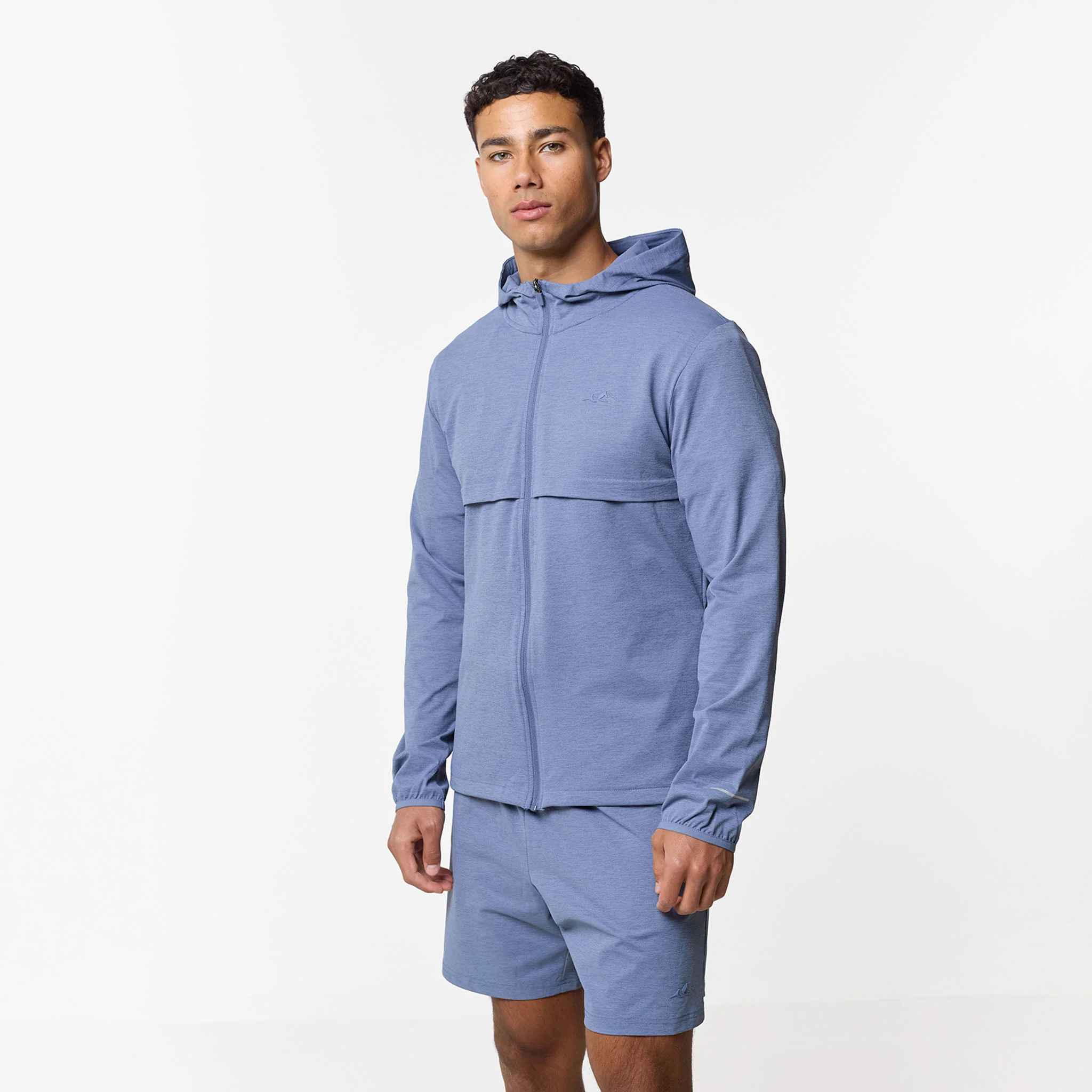 Endurance FZ Hoodie | Steel Blue - Image 4