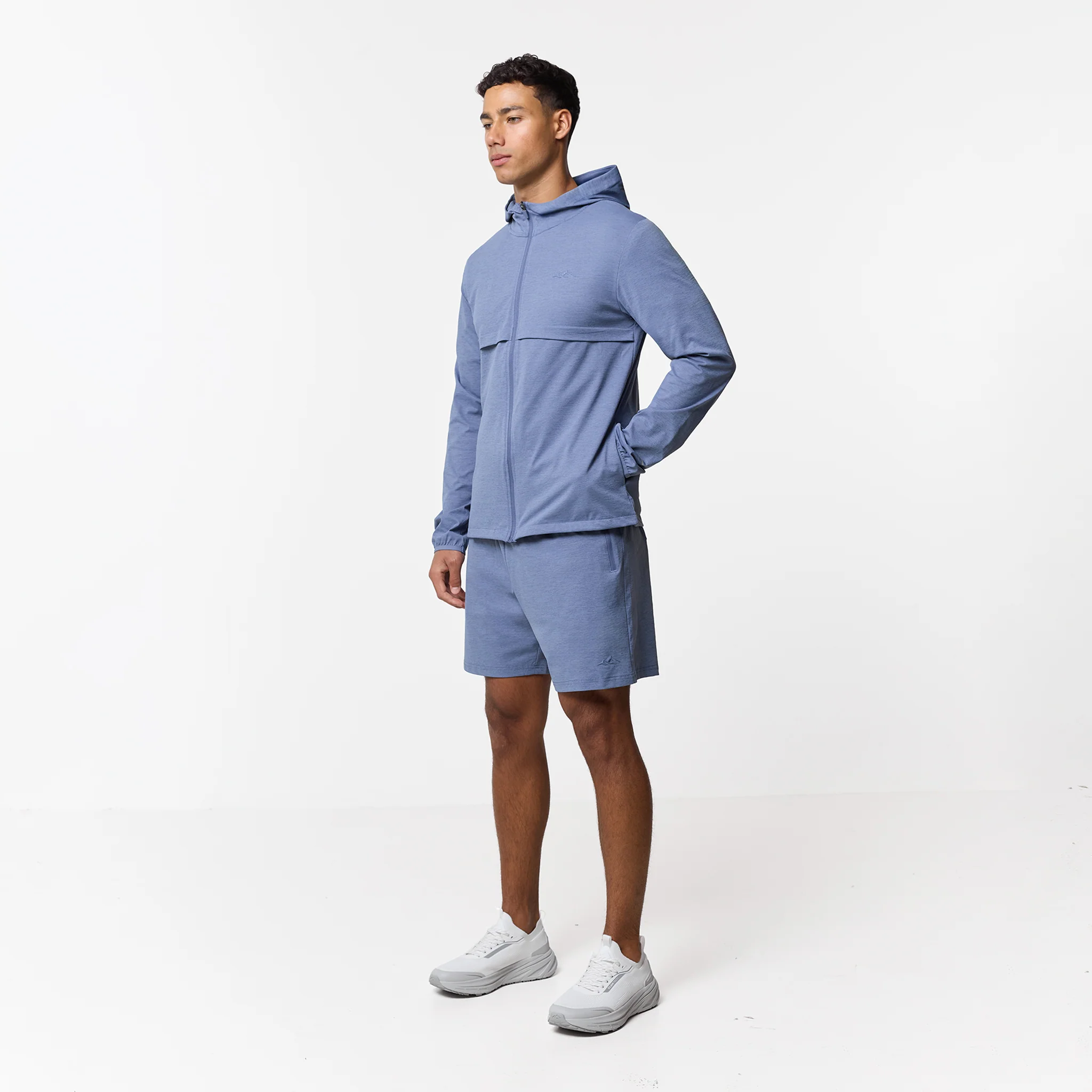 Endurance FZ Hoodie | Steel Blue - Image 5