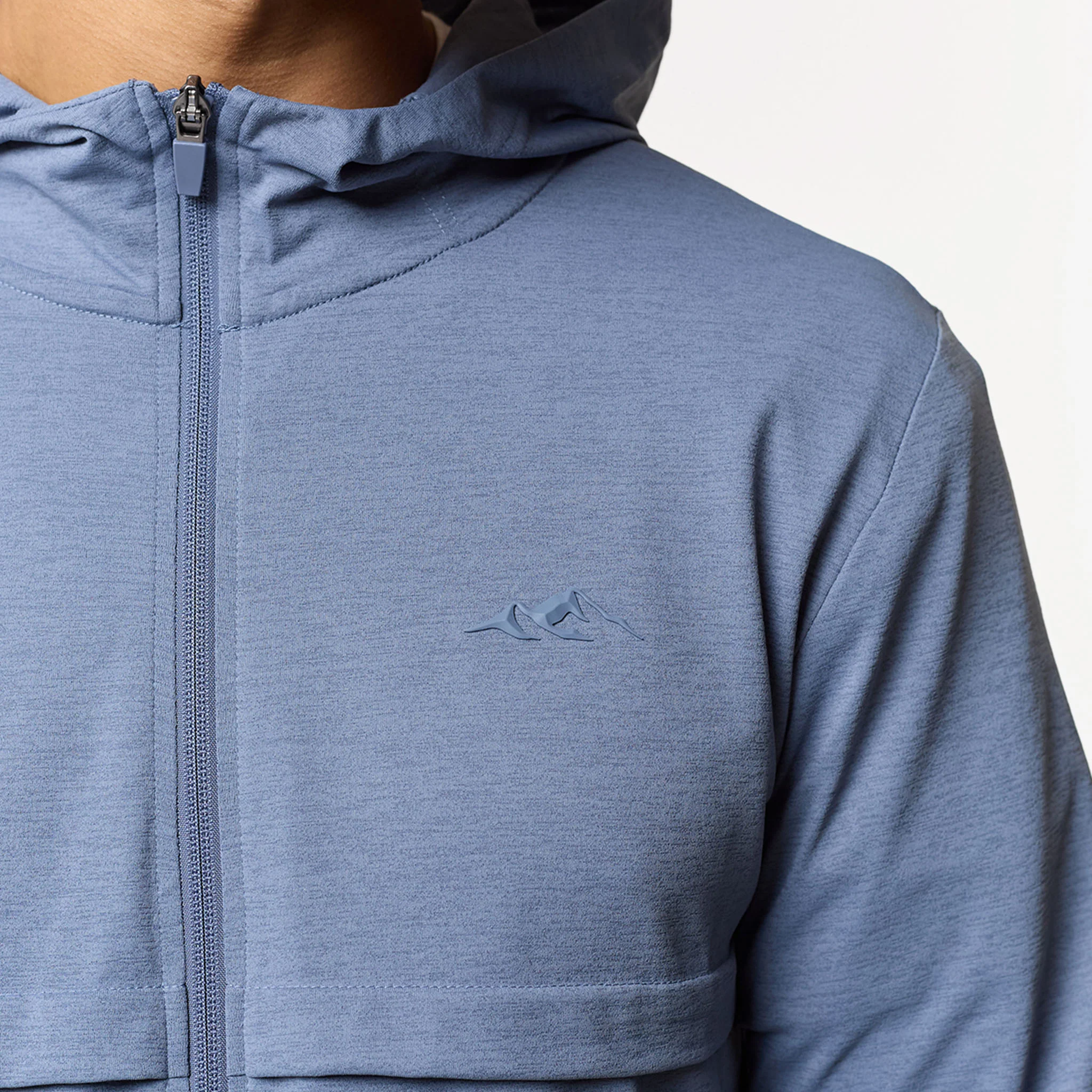 Endurance FZ Hoodie | Steel Blue - Image 7