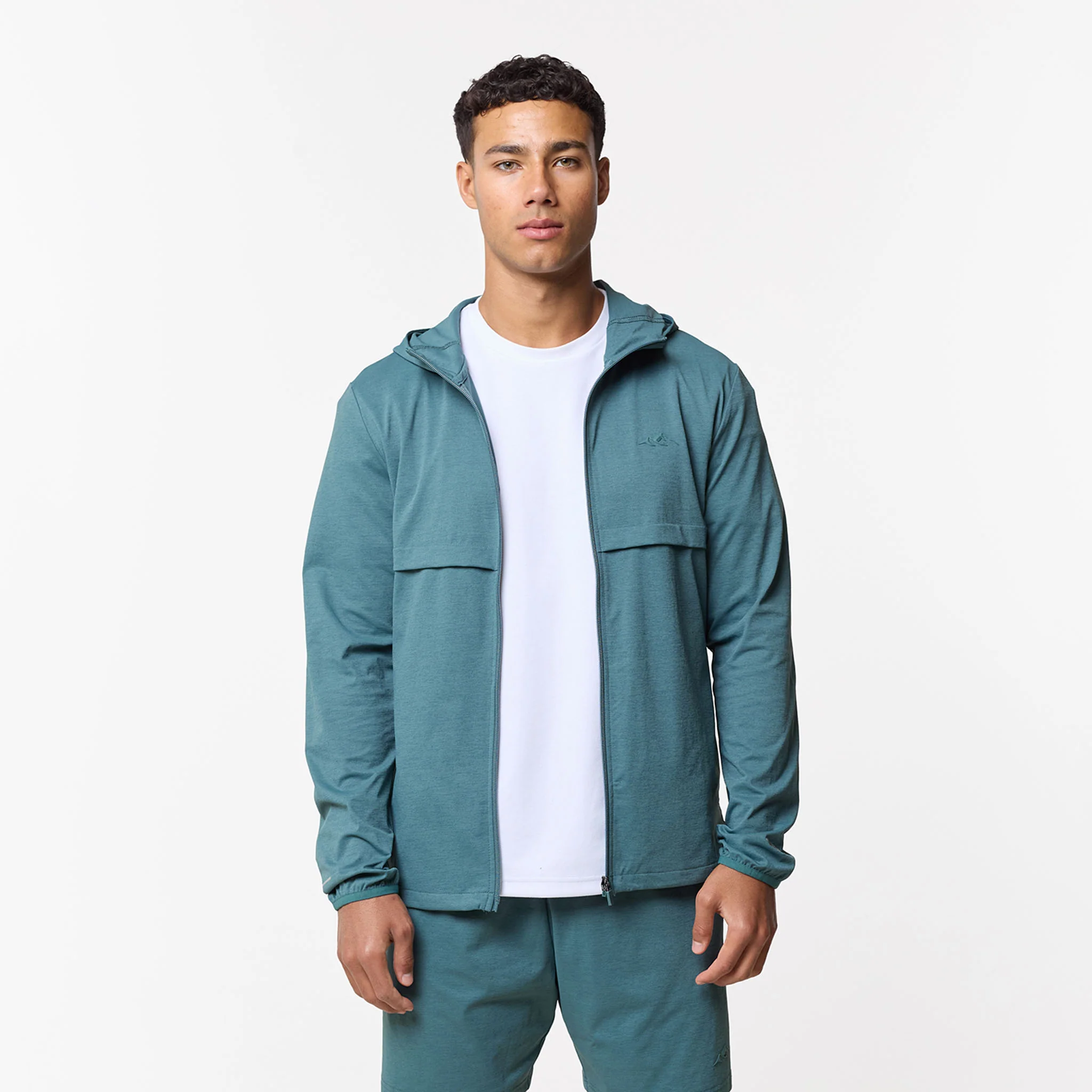 Endurance FZ Hoodie | Teal - Image 8