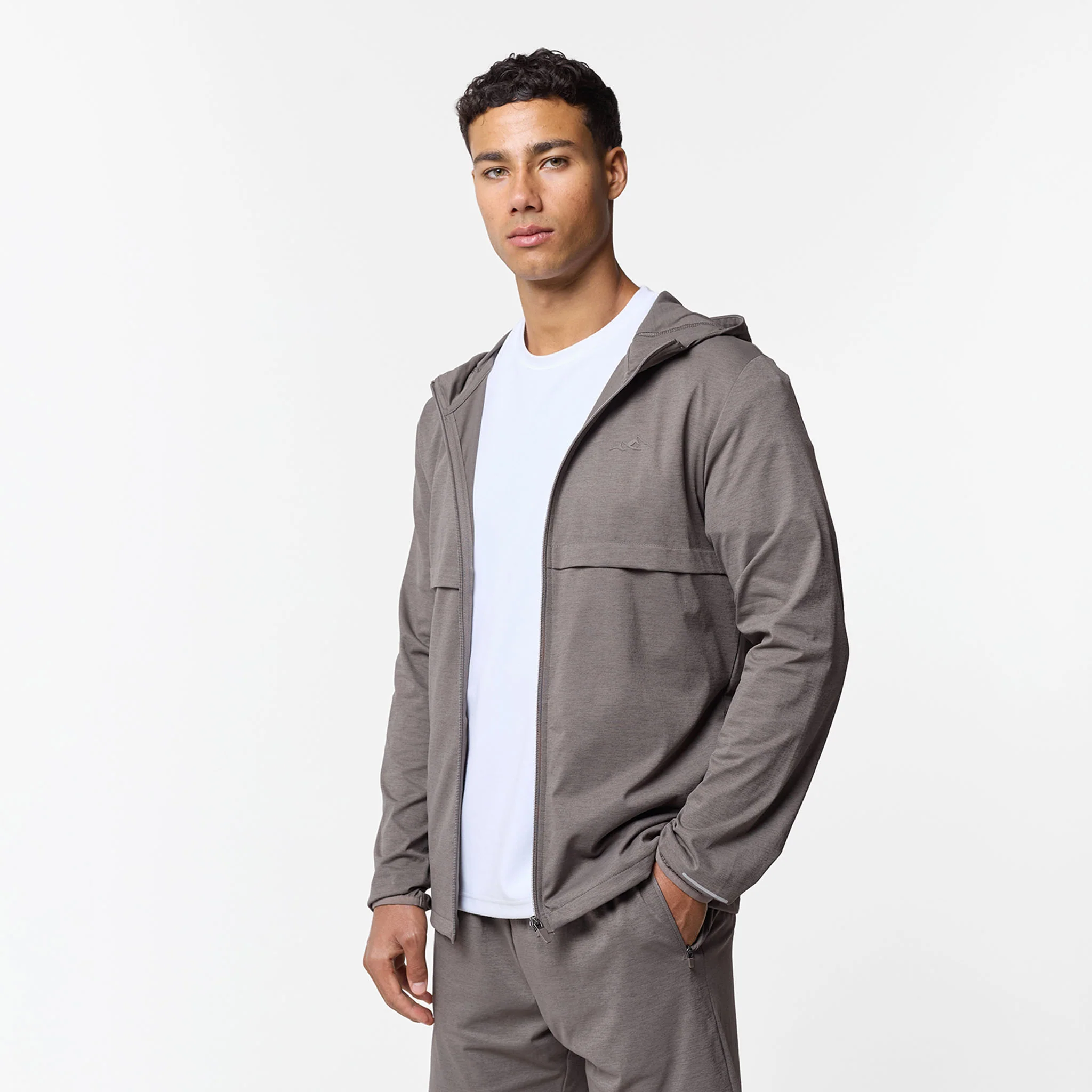 Endurance FZ Hoodie | Washed Brown - Image 8