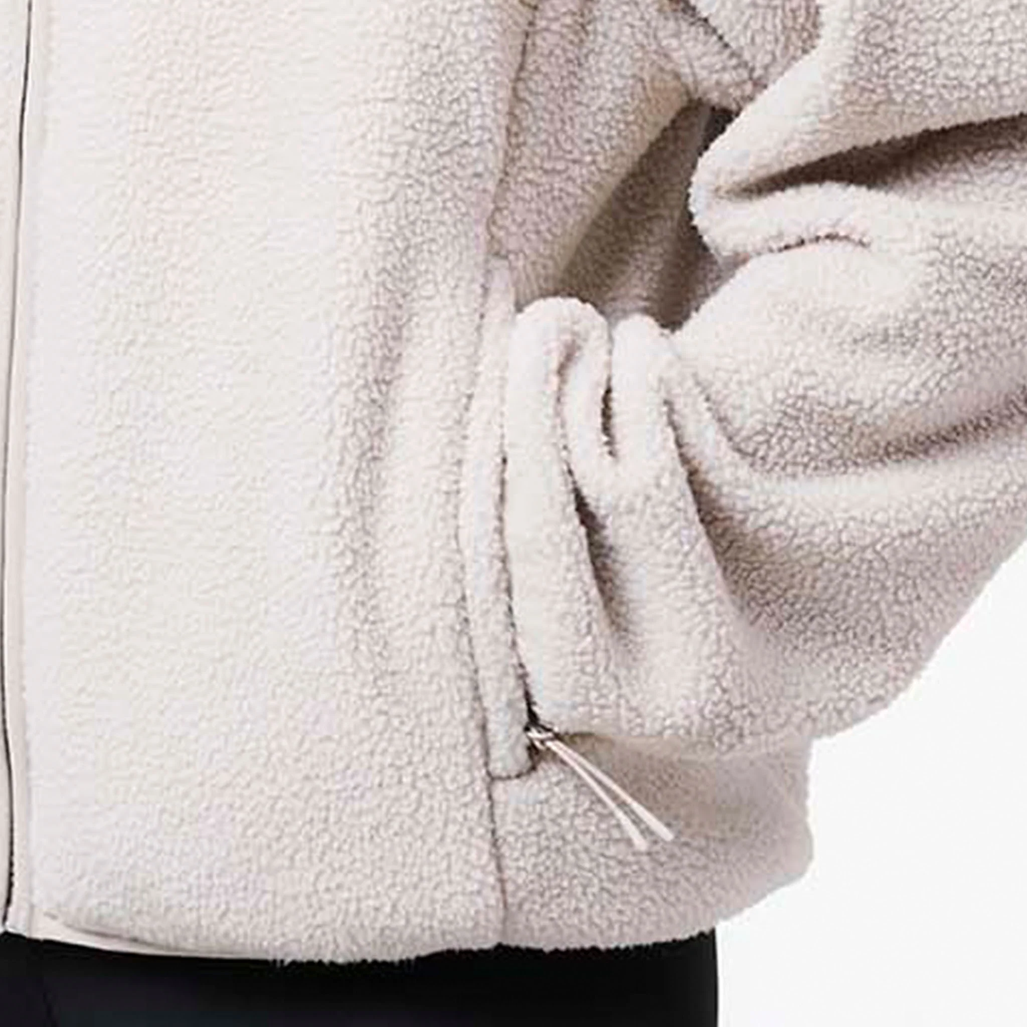 Full Zip Borg Fleece | Sand - Image 6