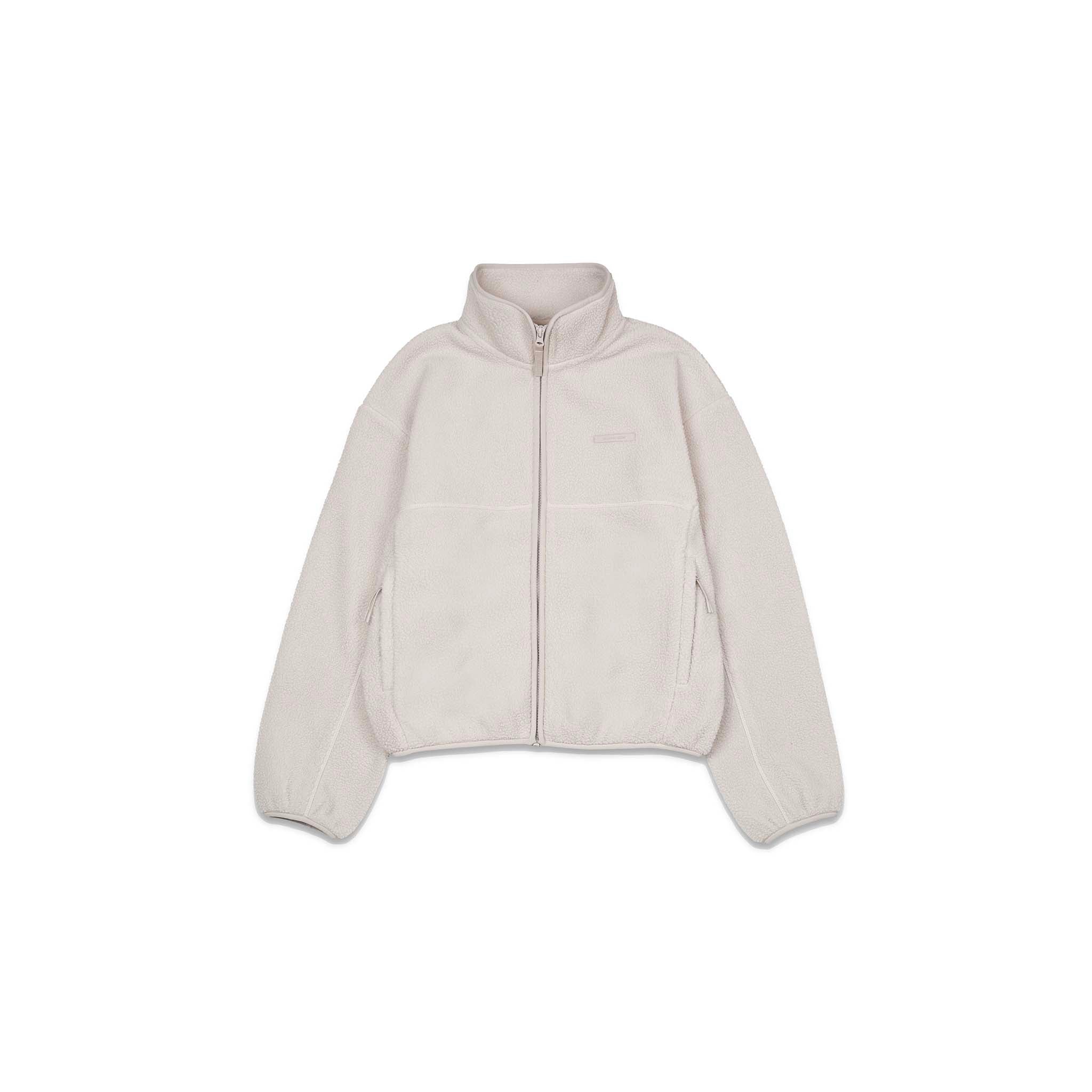 Full Zip Borg Fleece | Sand - Image 9