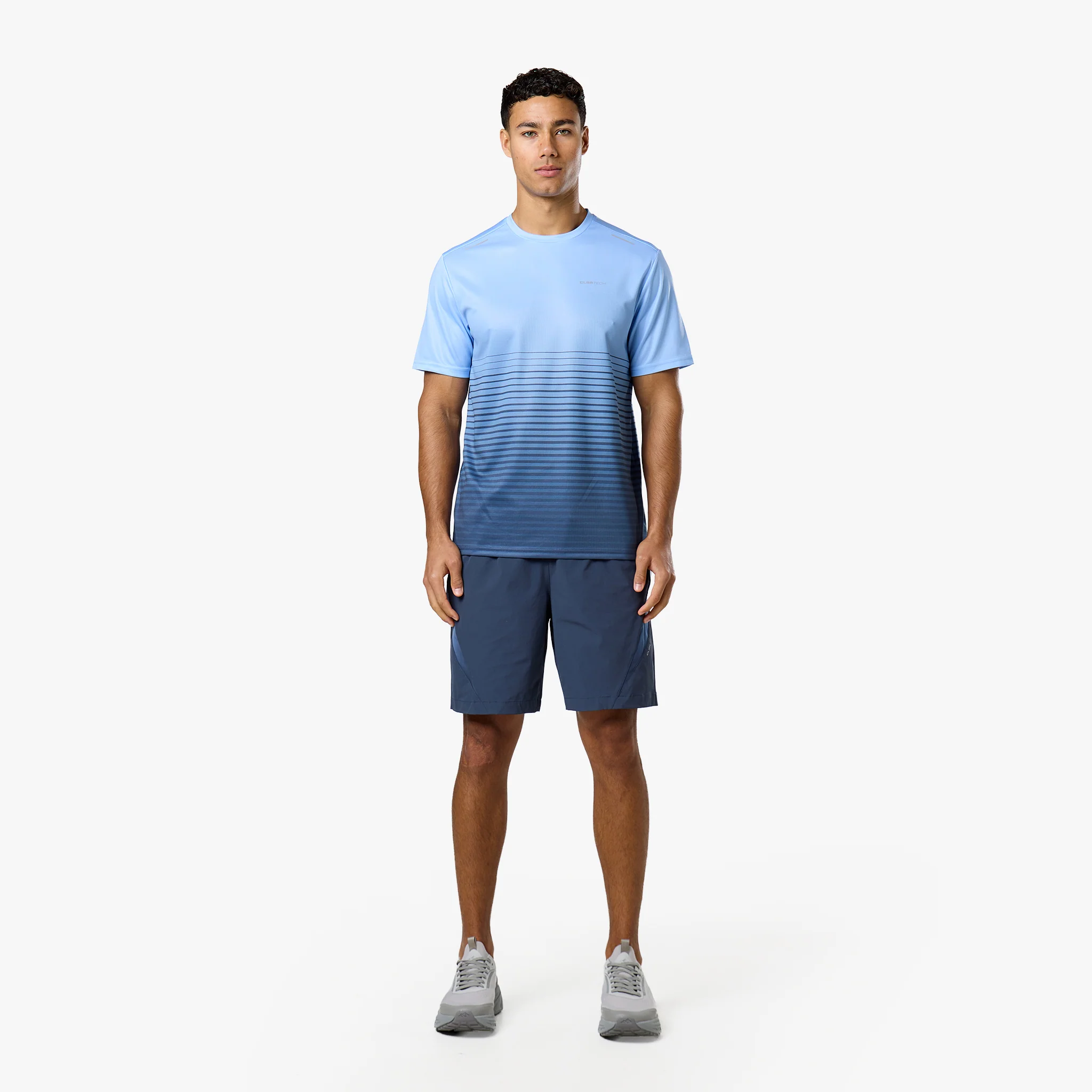 Gradient Motion T-Shirt | Blue - Image 3