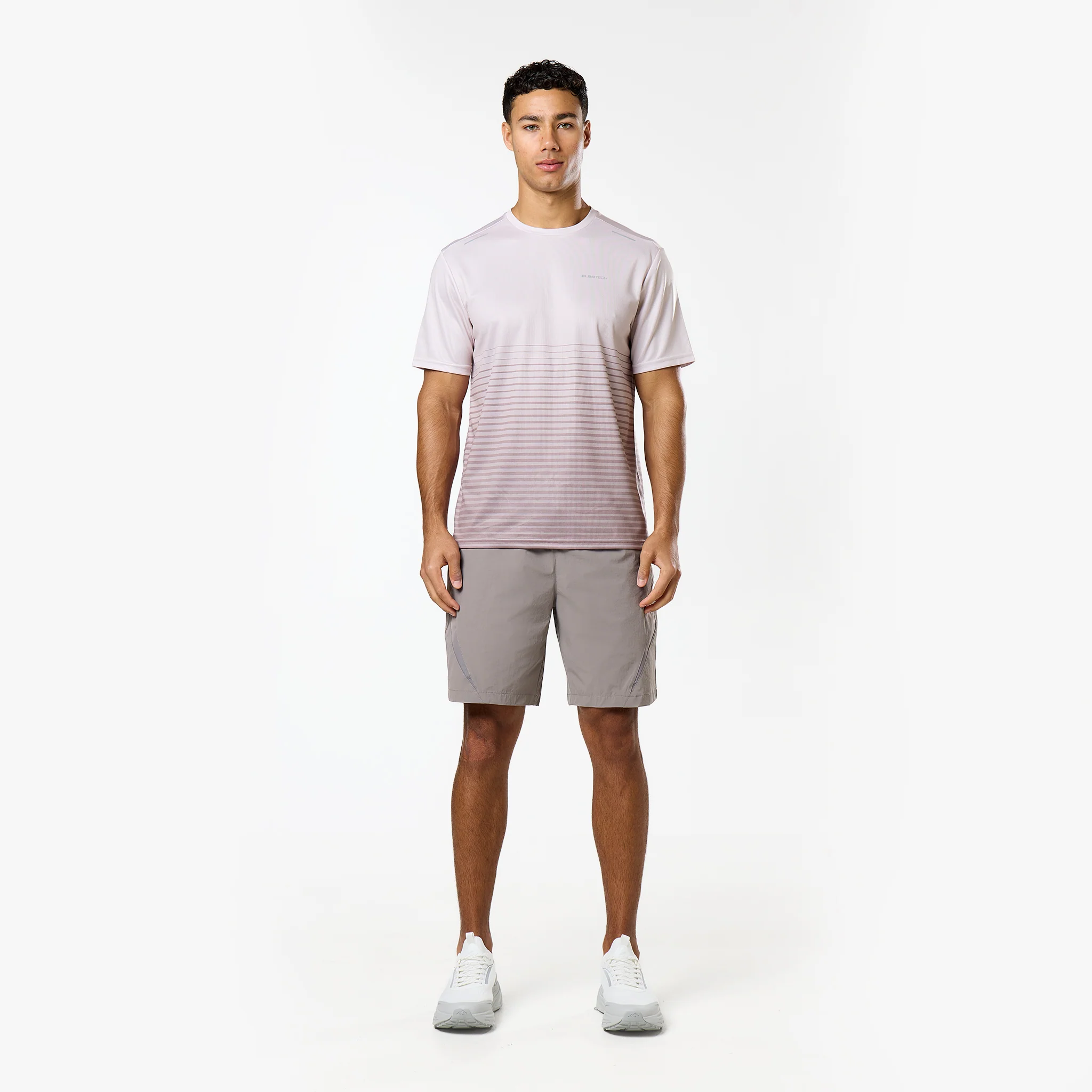 Gradient Motion T-Shirt | Fossil - Image 2