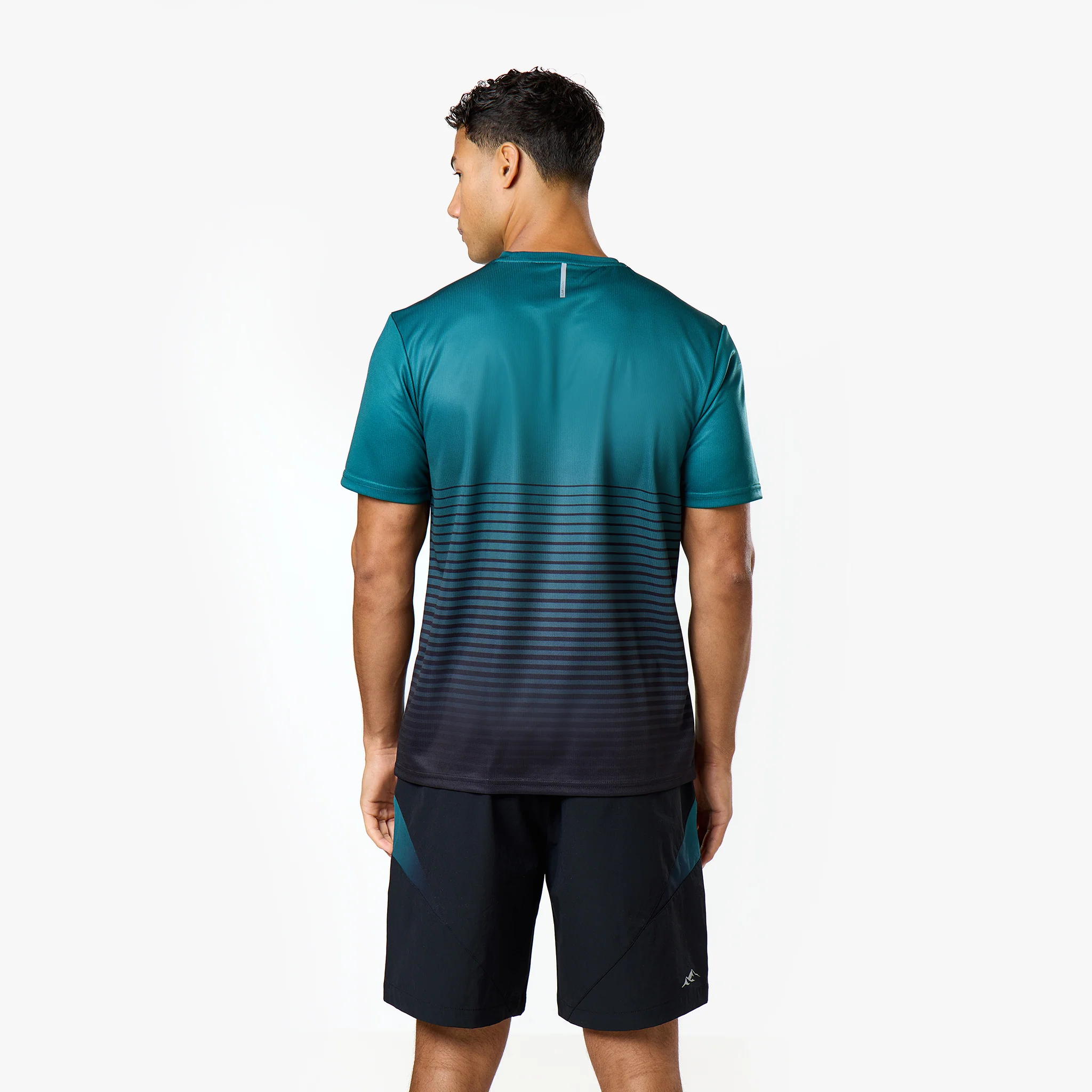 Gradient Motion T-Shirt | Teal - Image 7
