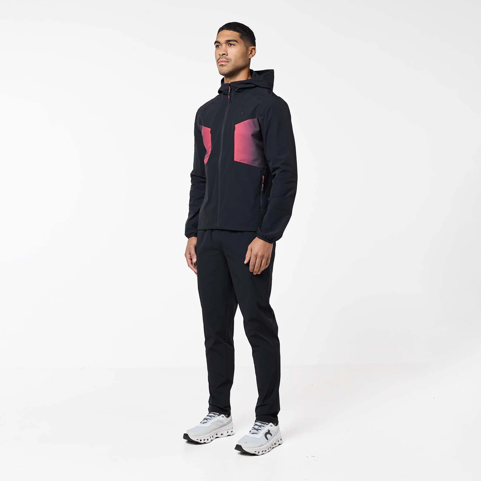 Gradient Motion Tracksuit | Black/Red - Image 11