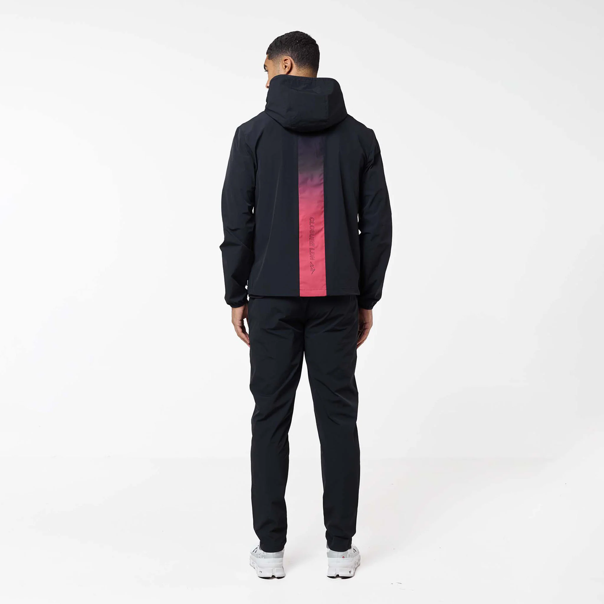 Gradient Motion Tracksuit | Black/Red - Image 15