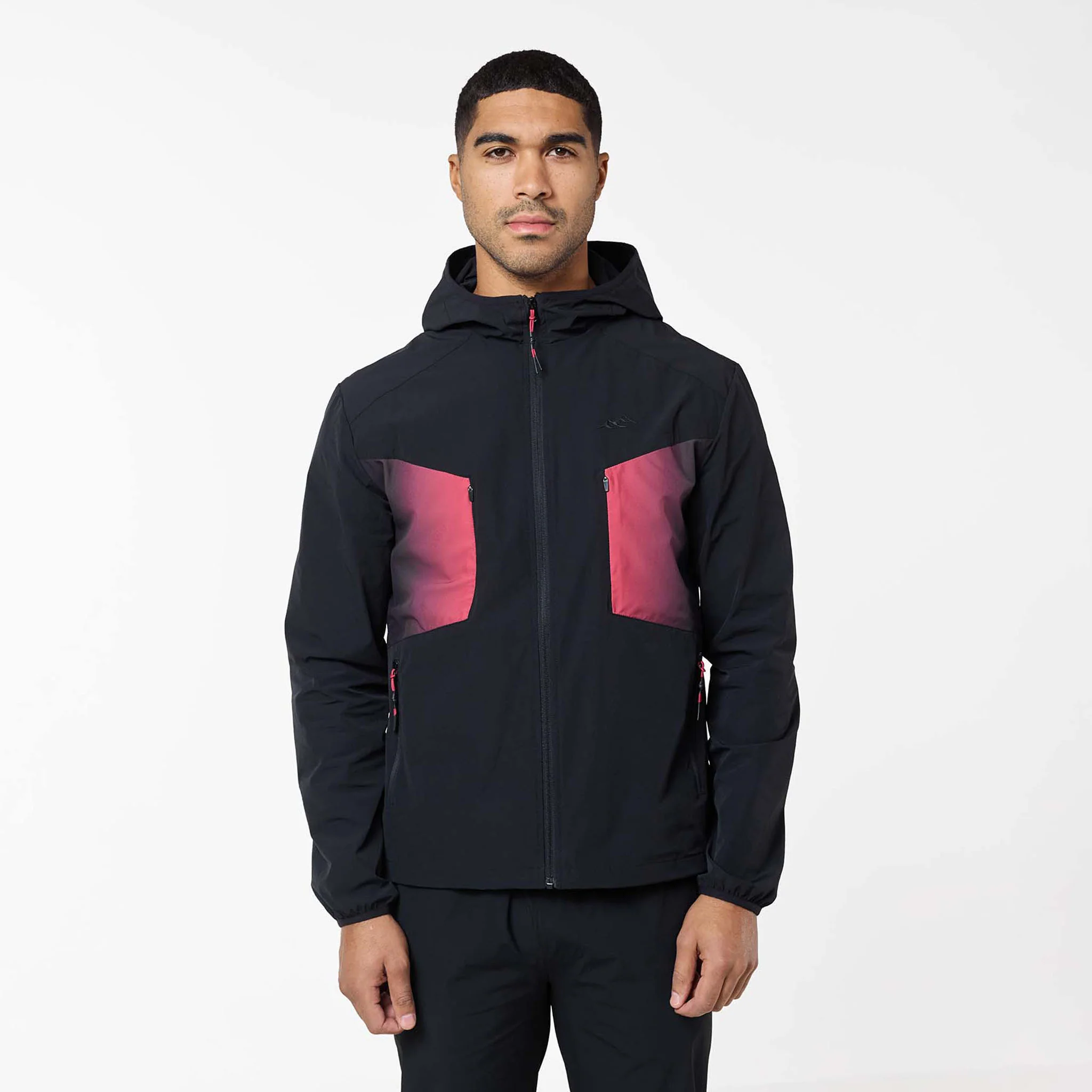 Gradient Motion Tracksuit | Black/Red - Image 3