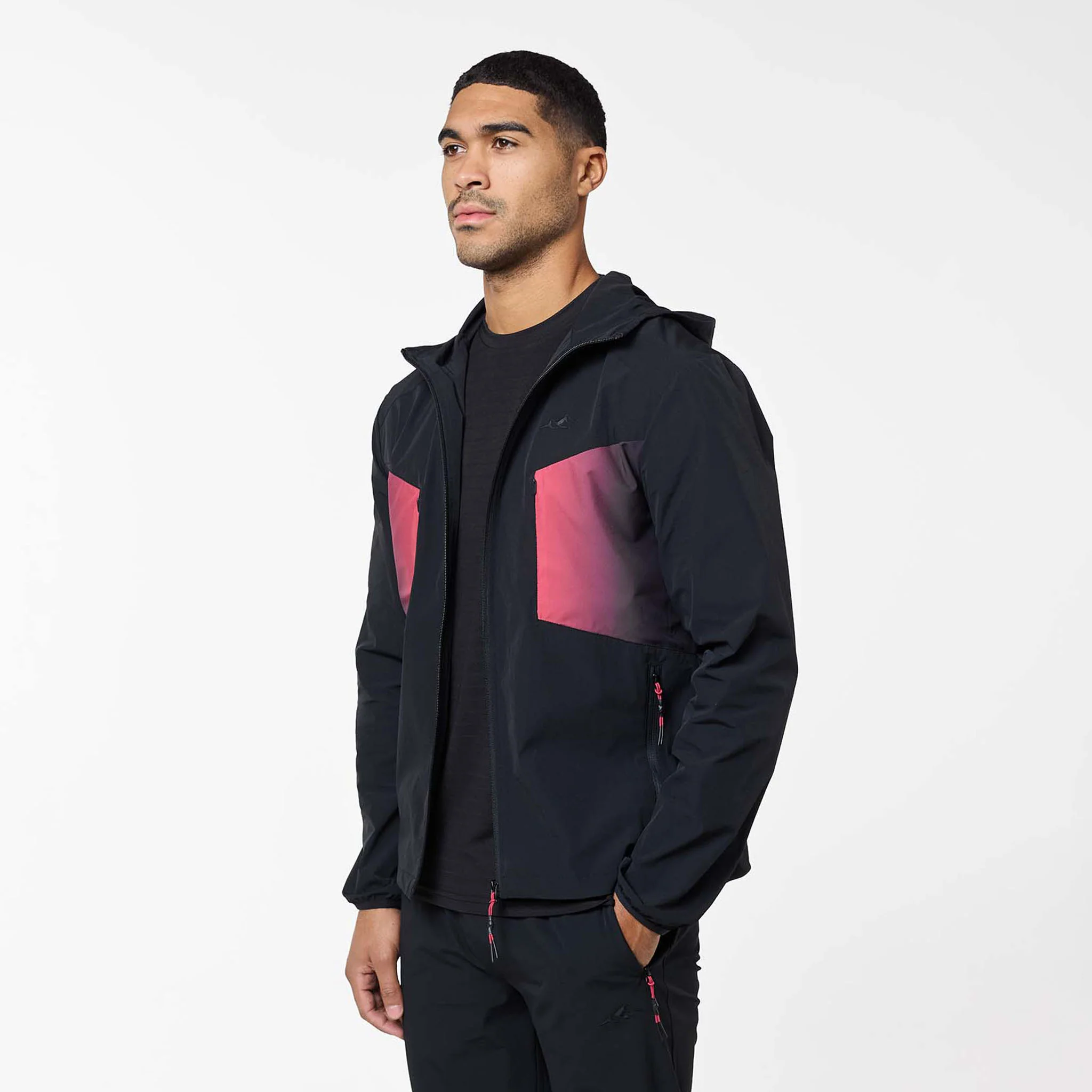 Gradient Motion Tracksuit | Black/Red - Image 8